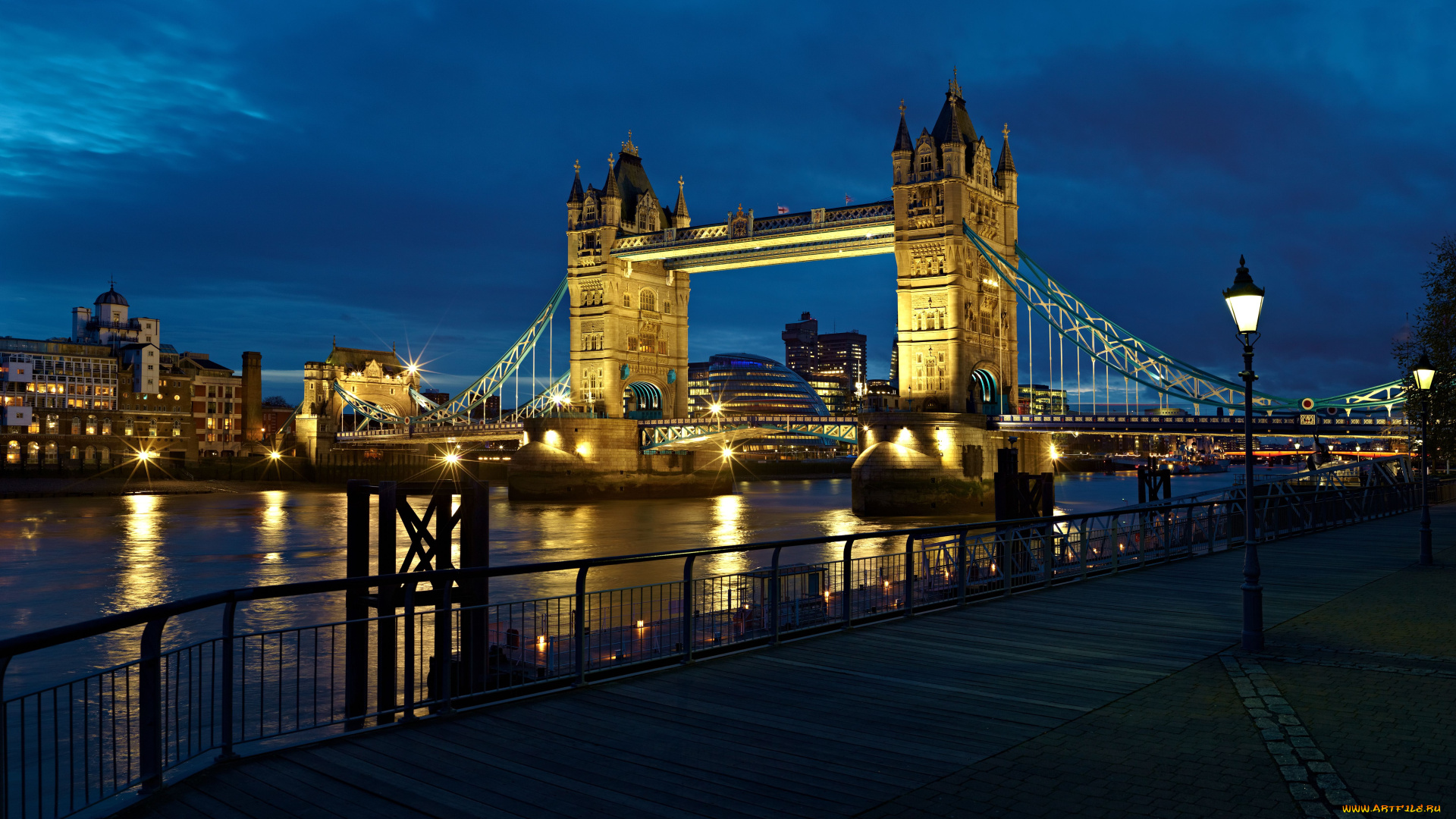 london, города, лондон, великобритания, мост, темза, ночной, город, england, tower, bridge, тауэрский, река, набережная