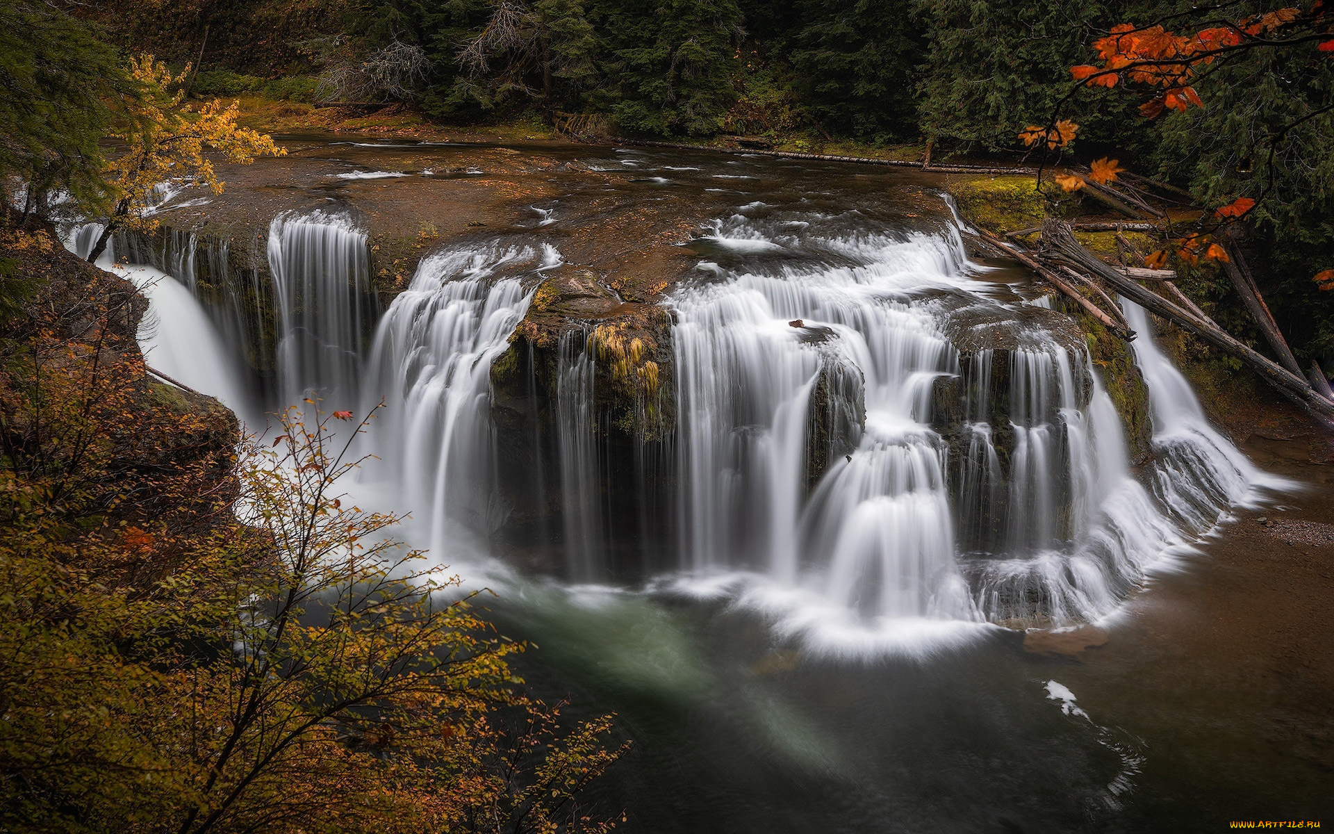 the, lower, lewis, river, falls, usa, природа, водопады, the, lower, lewis, river, falls