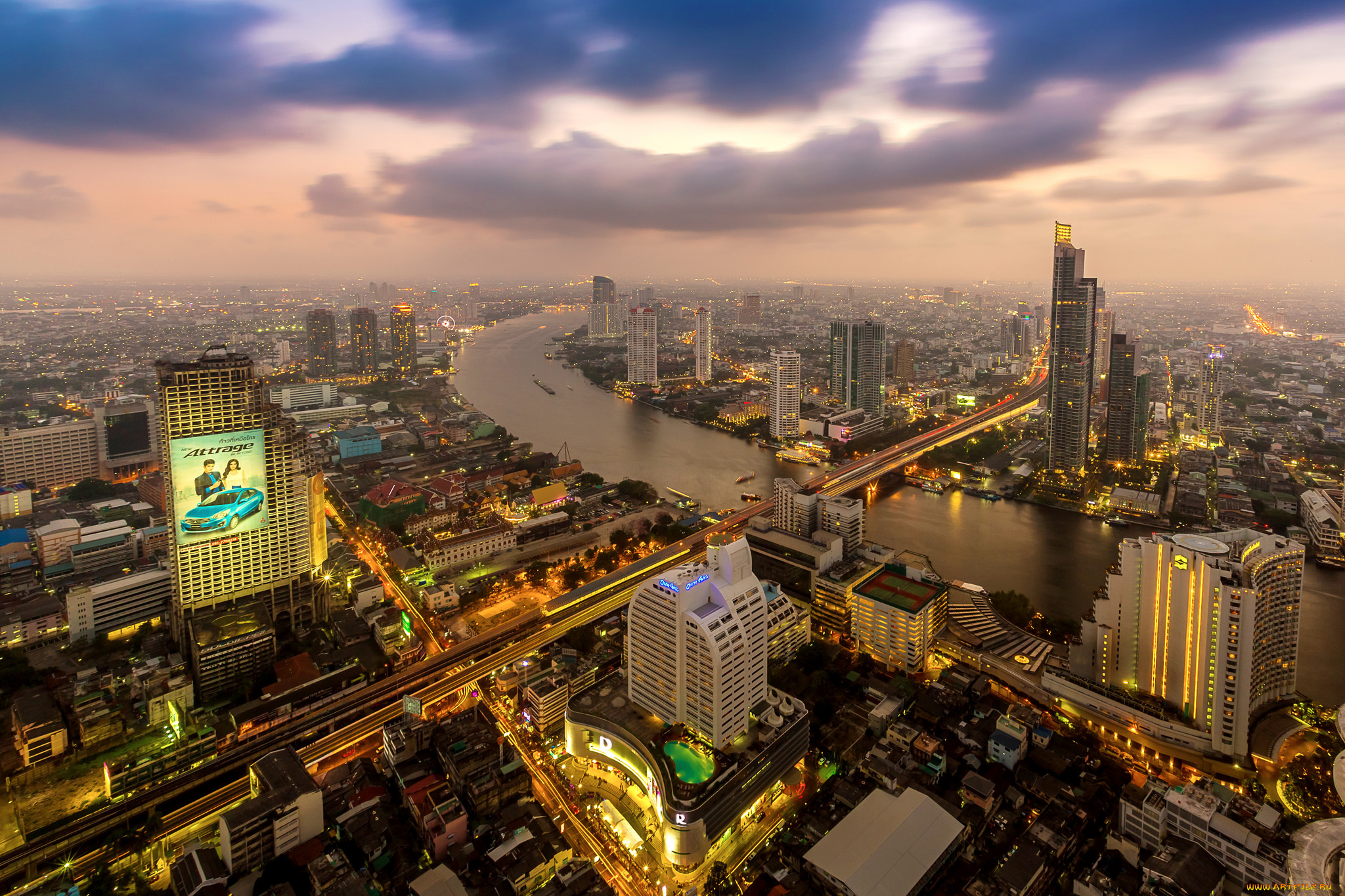bangkok, city, города, бангкок, , таиланд, деловой, центр