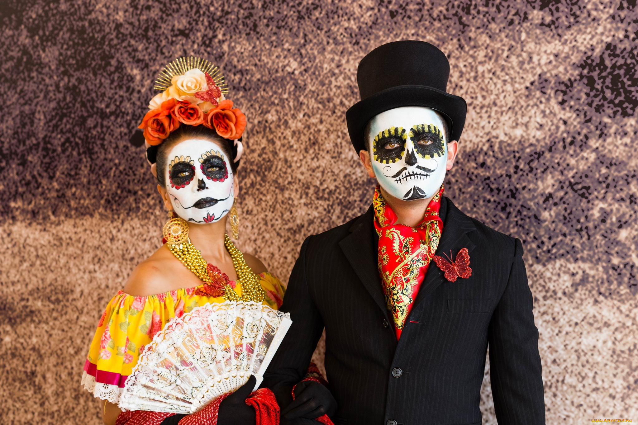 разное, маски, , карнавальные, костюмы, couple, day, of, the, dead