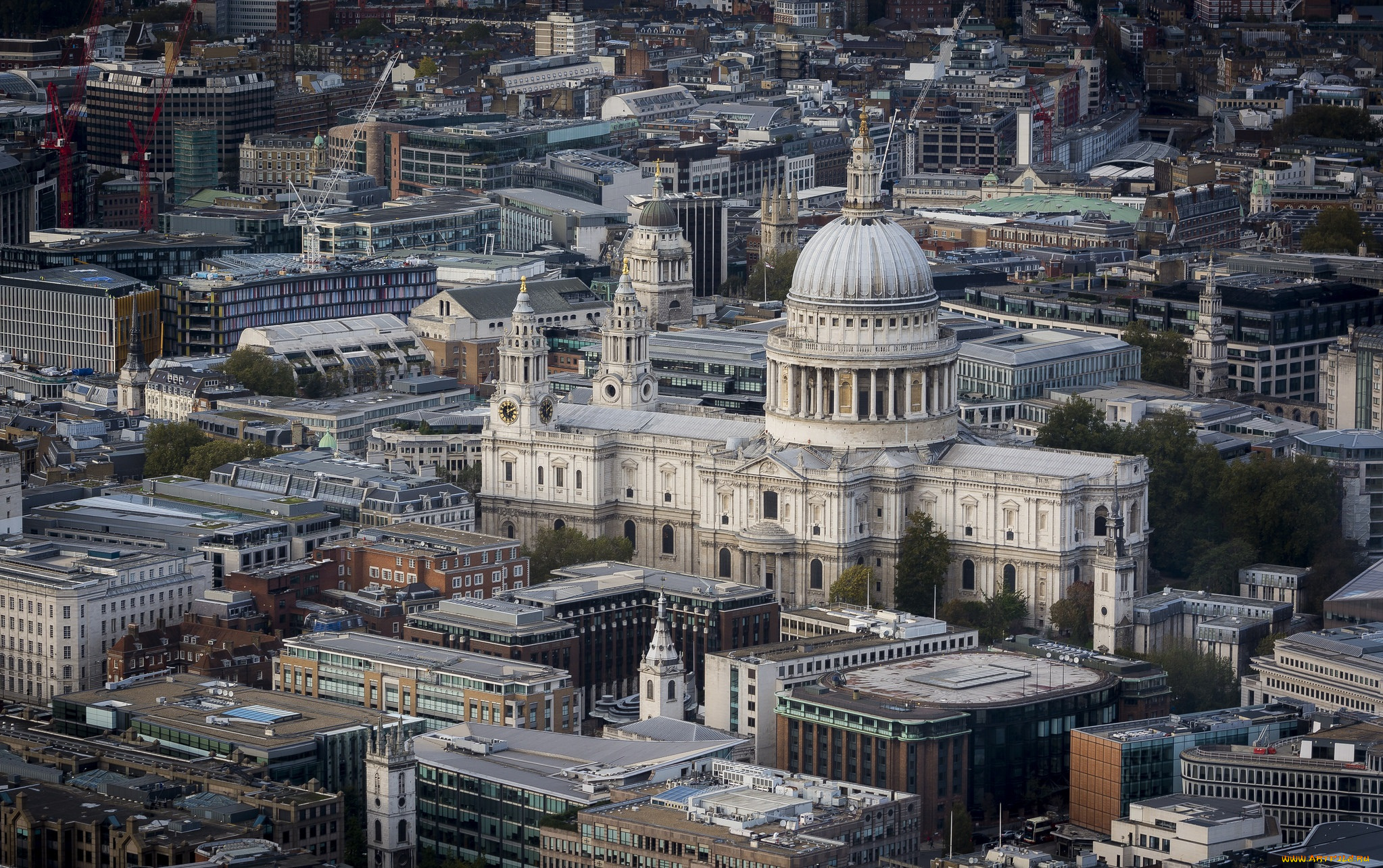 st, pauls, , london, города, лондон, , великобритания, ночь, собор