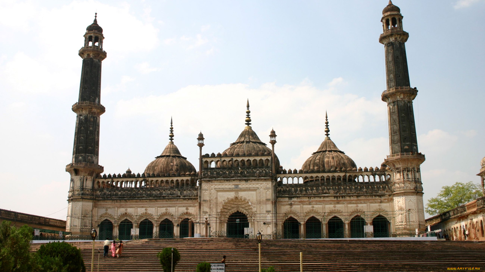 лакхнау, индия, города, мечети, медресе, минареты