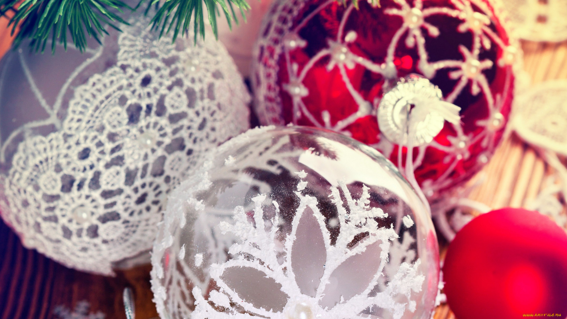 праздничные, шары, украшения, новый, год, christmas-tree, decoration, new, year