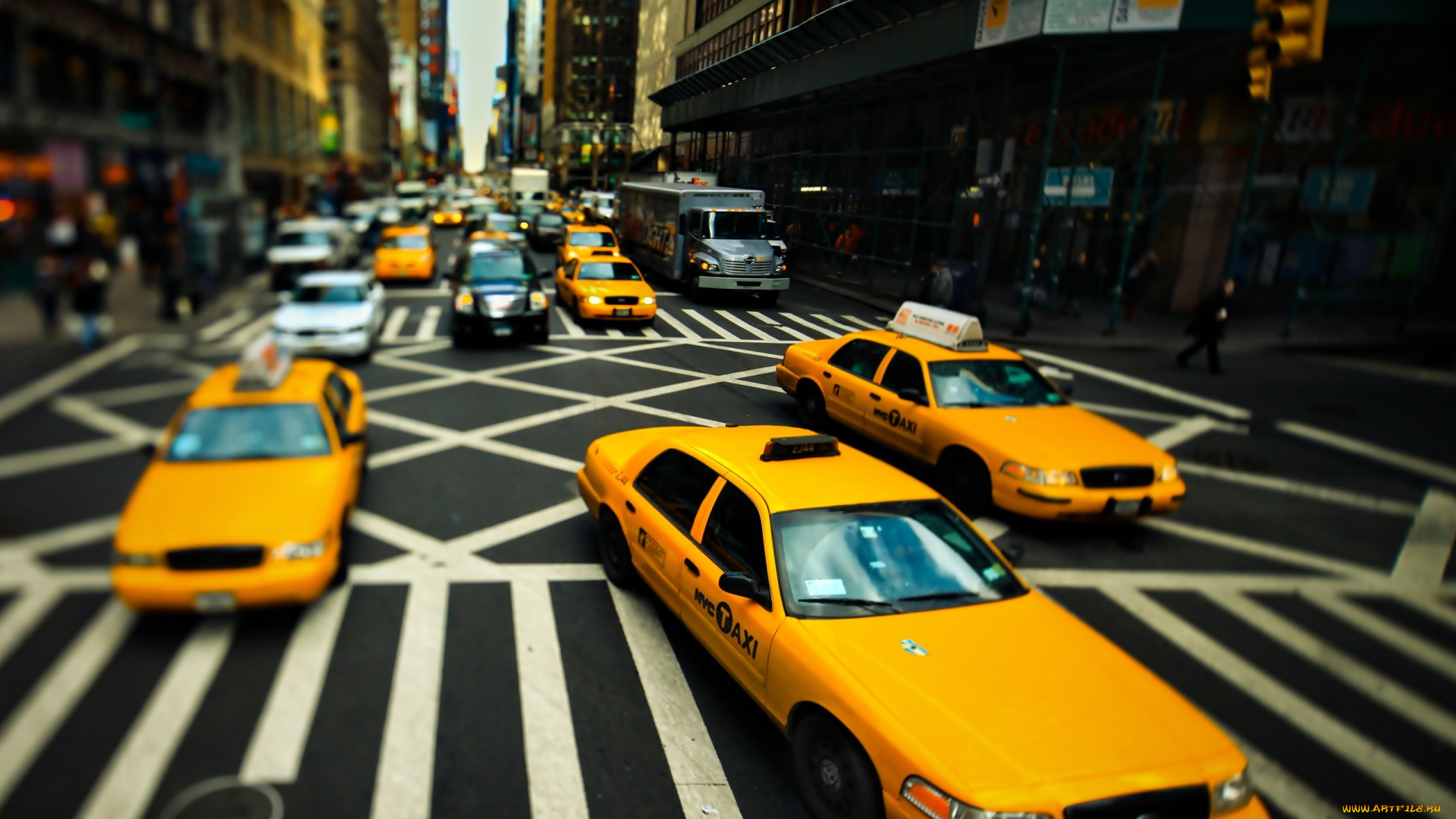 города, нью-йорк, , сша, yellow, street, cab, city, taxi, newyork