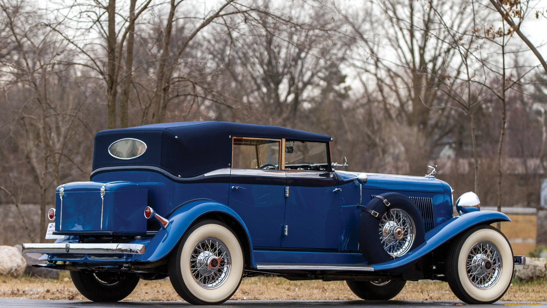 автомобили, классика, auburn, v12, 160a, custom, dual, ratio, phaeton, sedan, 1932, синий