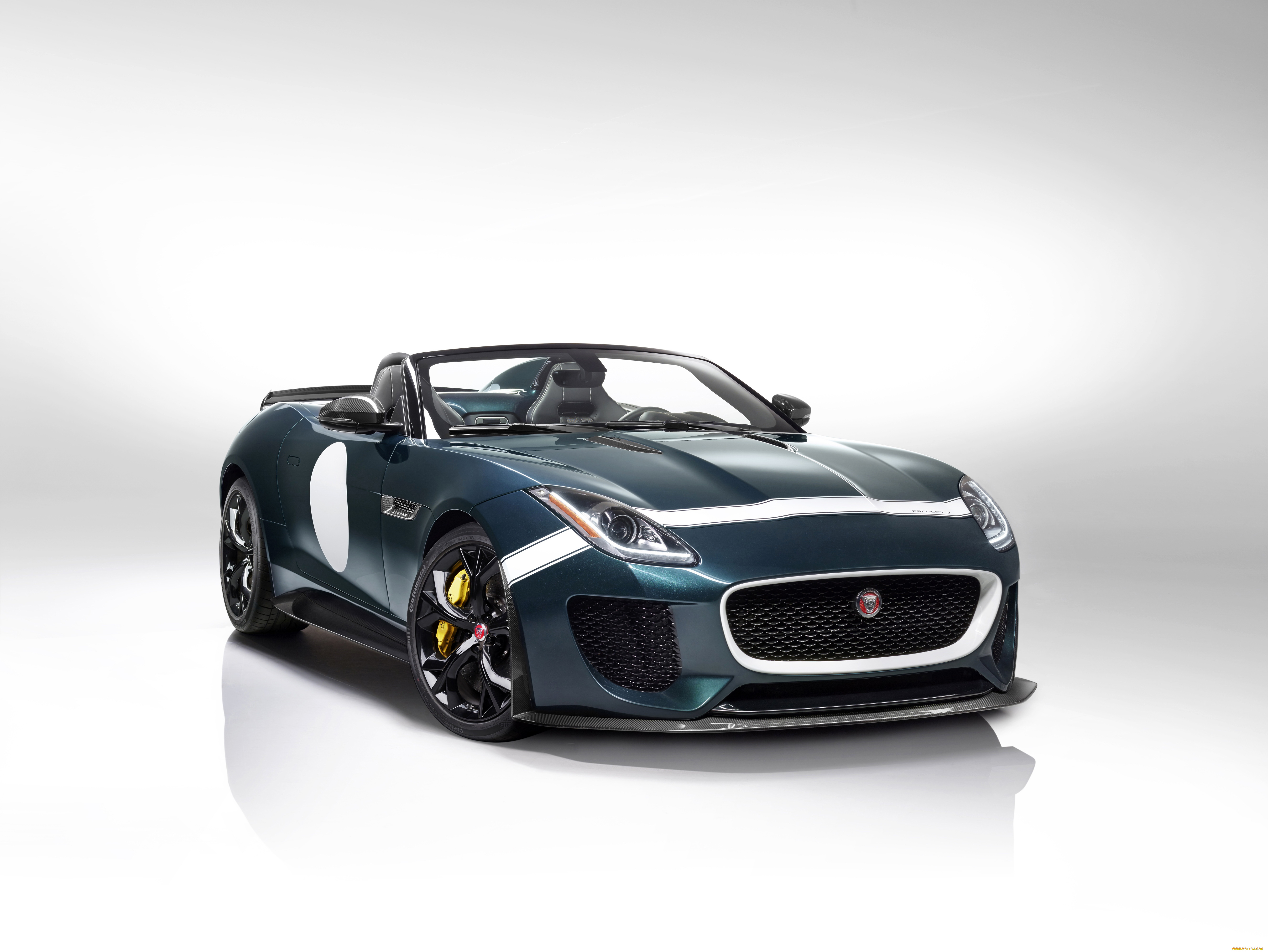 2014, jaguar, f-type, project, 7, автомобили, jaguar, кабриолет, зеленый