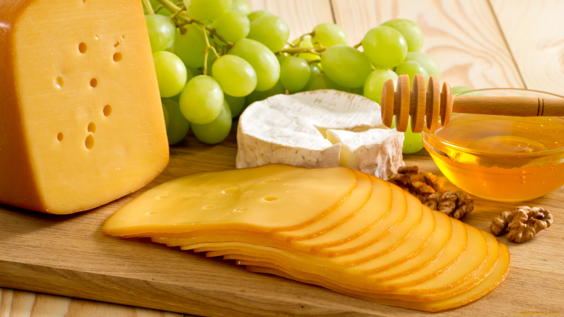 еда, сырные, изделия, виноград, honey, cheese, grapes, орехи, мед, сыр, nuts