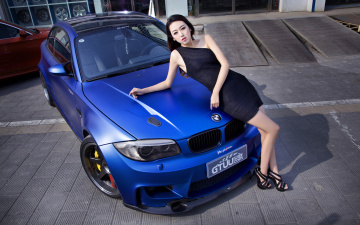 Картинка автомобили авто девушками азиатка девушка автомобиль