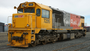Картинка kiwirail+dft+7295 техника локомотивы локомотив рельсы дорога железная