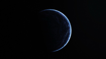 Картинка космос арт сияния планета