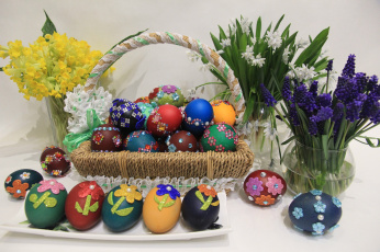 Картинка праздничные пасха праздник радость украшение весна воскресение