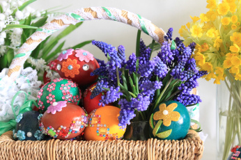 Картинка праздничные пасха воскресение весна украшение радость праздник