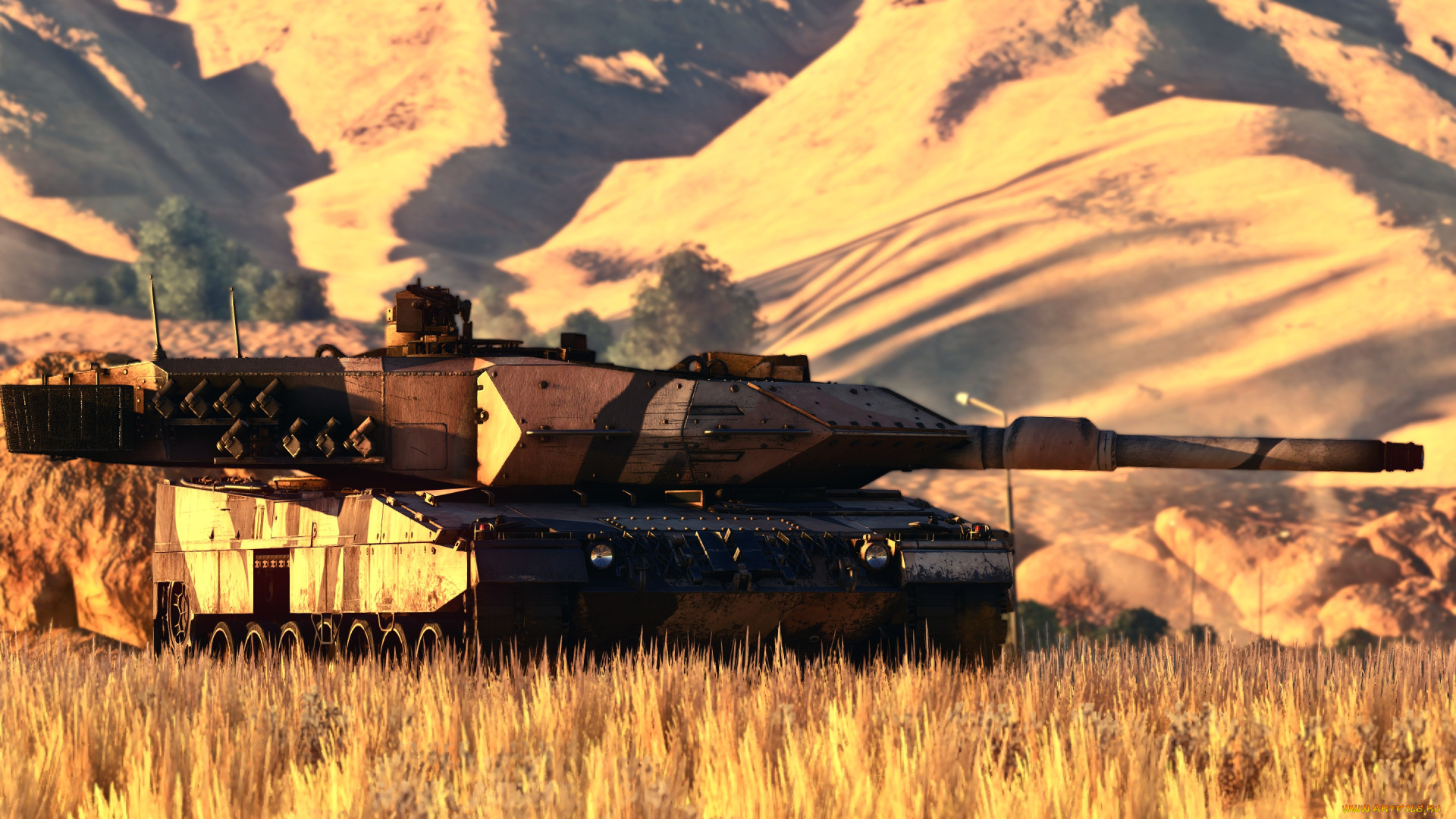 leopard, 2a7, техника, военная, техника, современные, бронированные, машины, боевой, танк, пустыня, немецкий, желтый, камуфляж