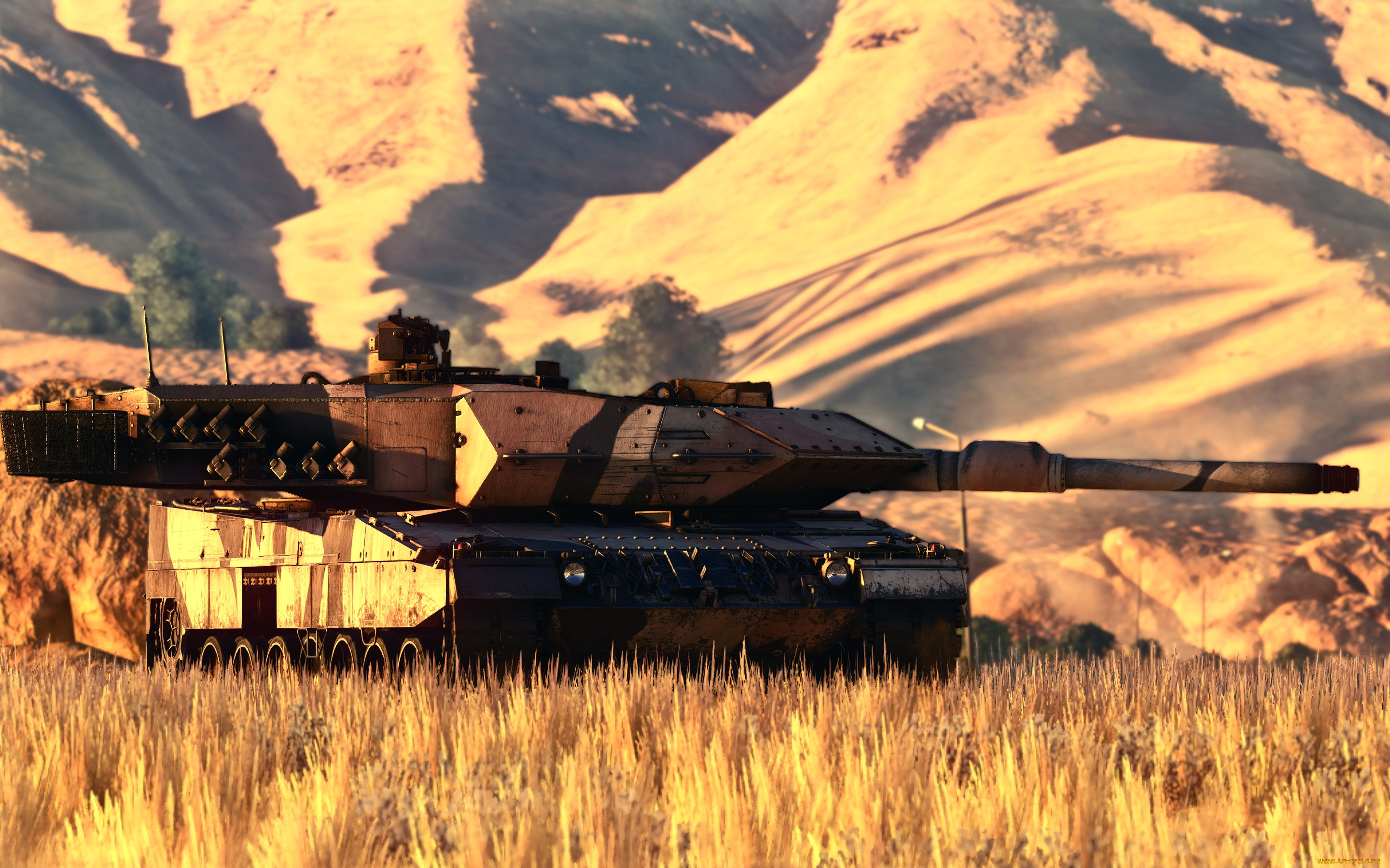 leopard, 2a7, техника, военная, техника, современные, бронированные, машины, боевой, танк, пустыня, немецкий, желтый, камуфляж
