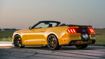 обоя автомобили, mustang, gt, supercharged, hpe750, convertible, hennessey, 2016г