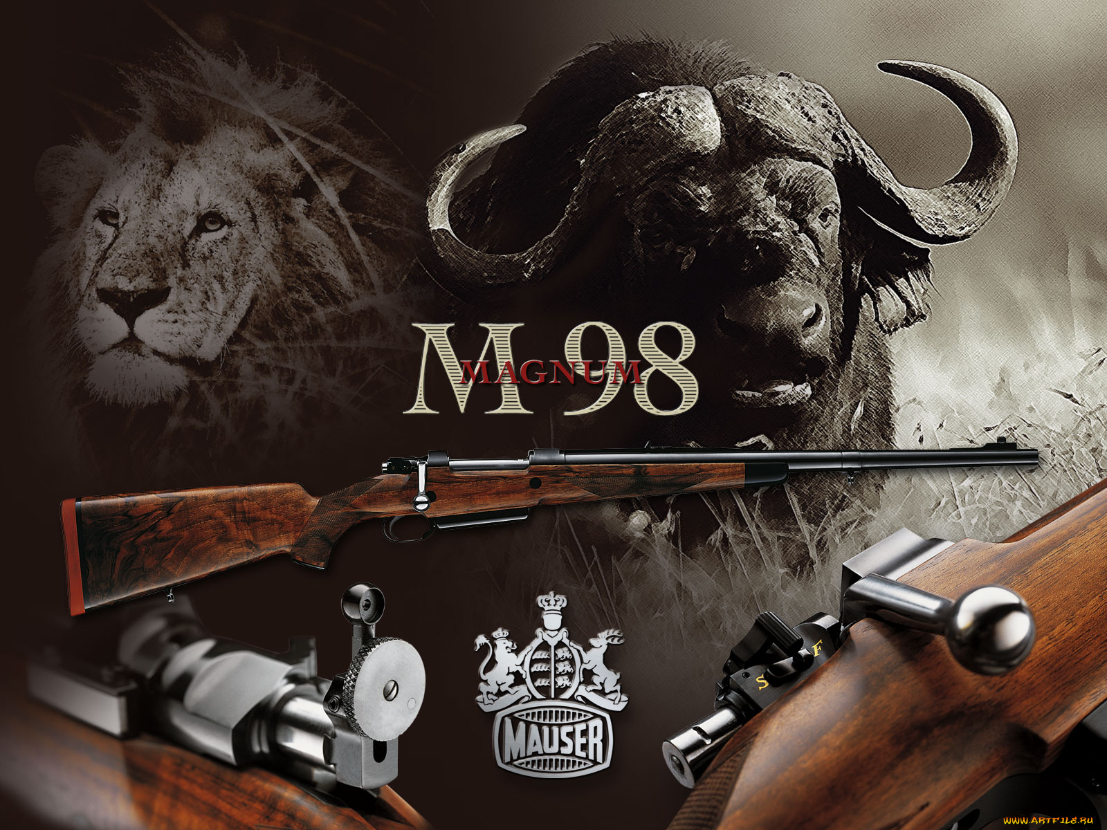 mauser, m98, magnum, оружие, винтовкиружьямушкетывинчестеры
