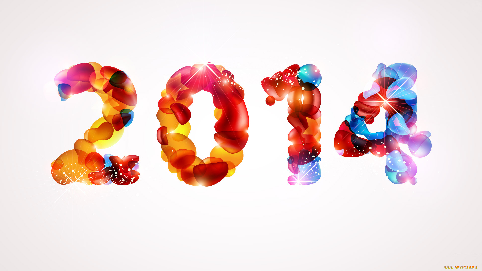 праздничные, векторная, графика, , новый, год, год, 2014