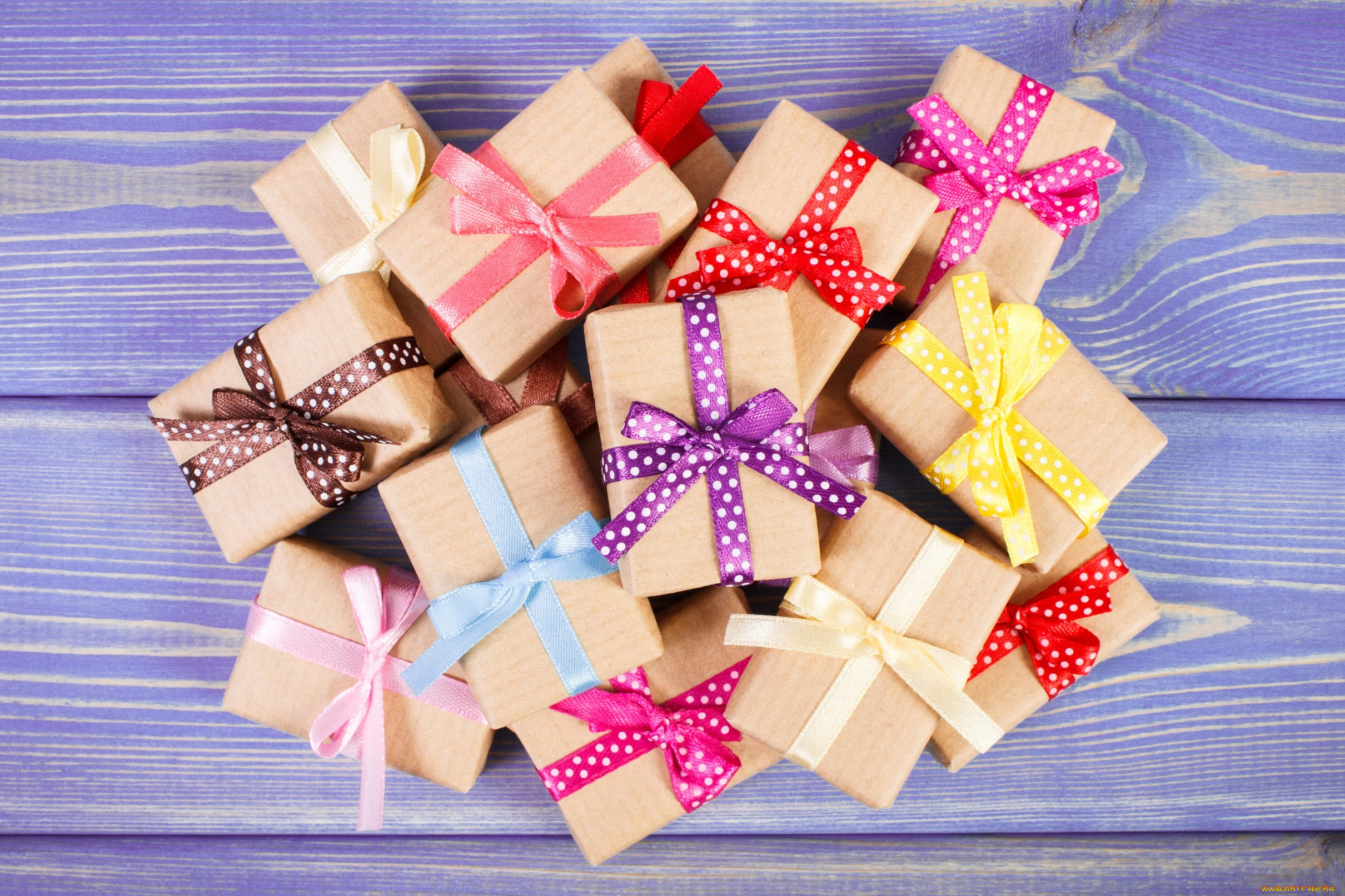 праздничные, подарки, и, коробочки, ленты, коробки