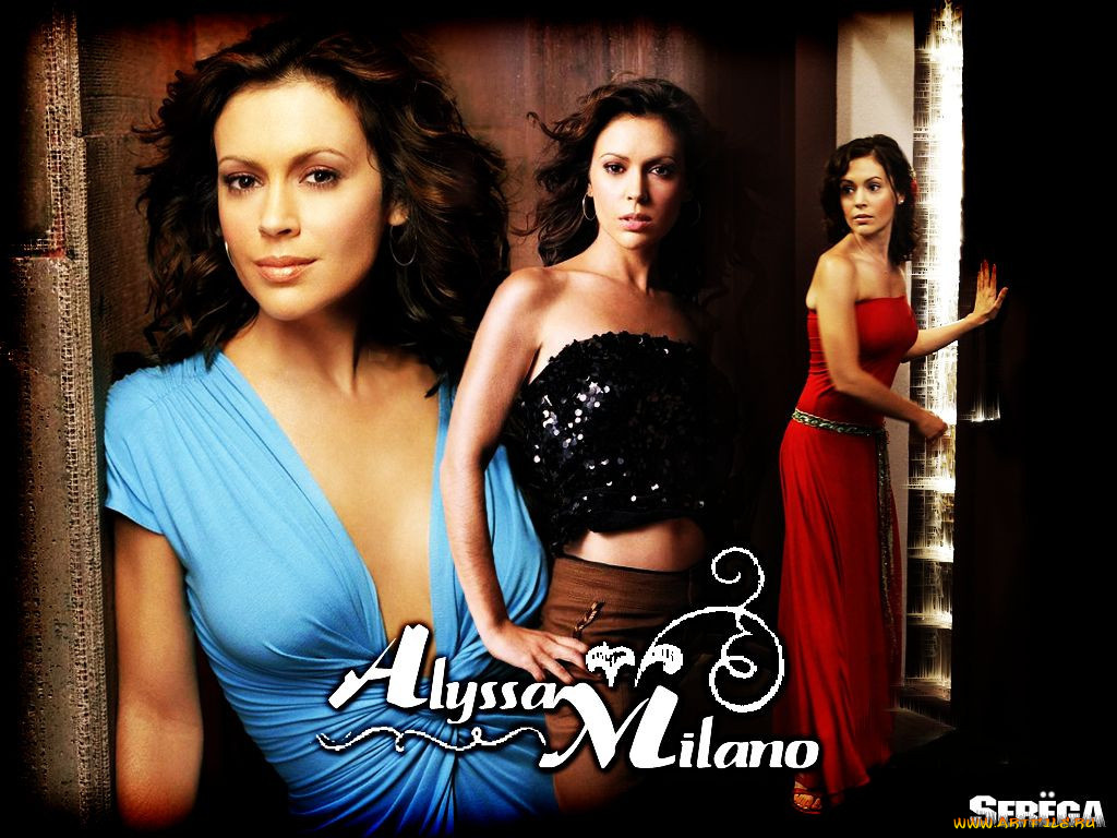 Alyssa, Milano, девушки