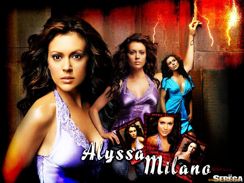 Alyssa, Milano, девушки