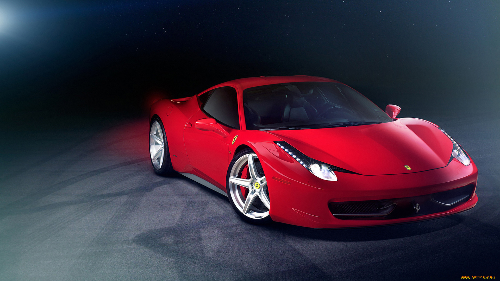 автомобили, ferrari, красный, феррари, supercar, 458, italia