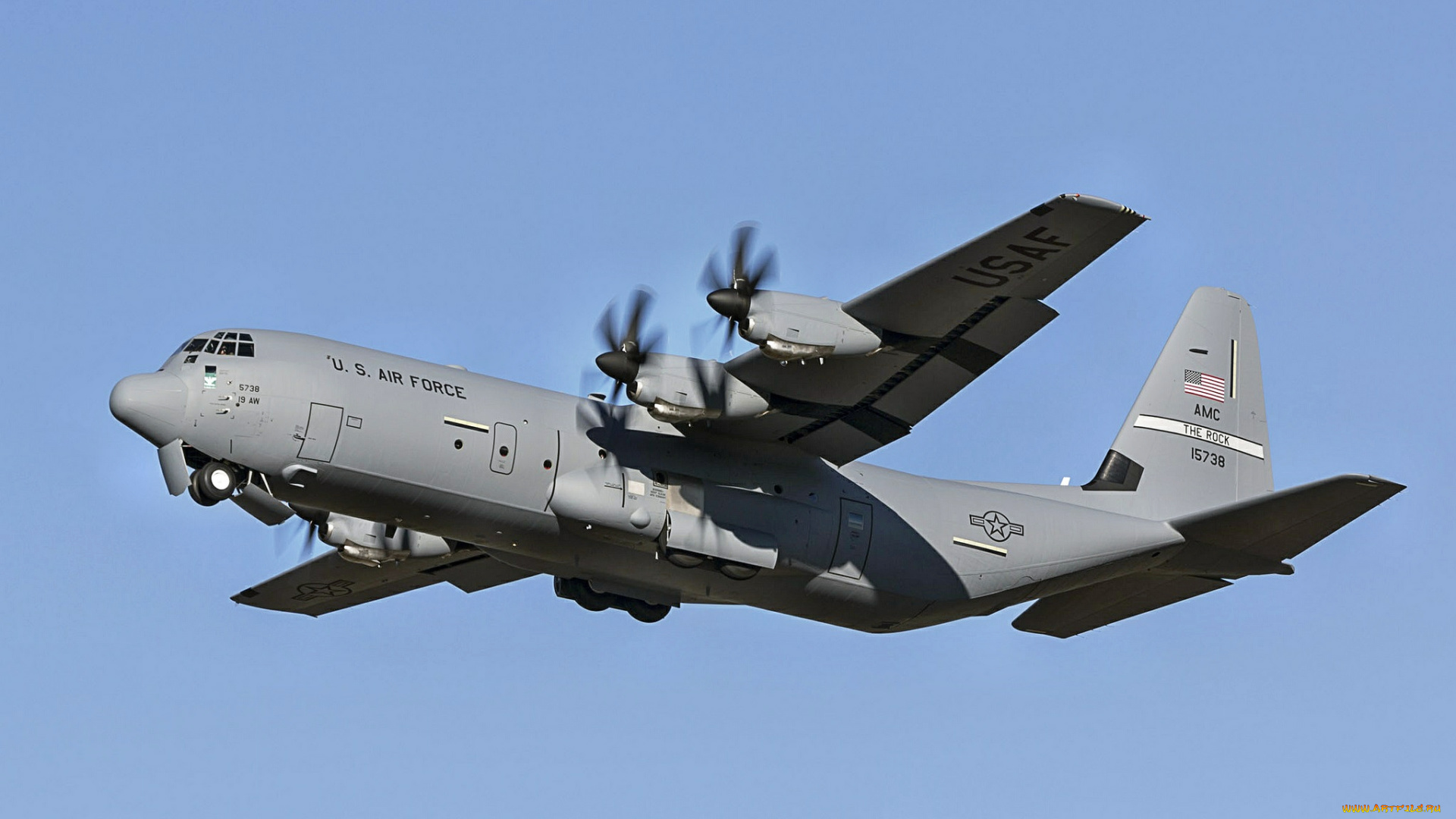 c-130, авиация, военно-транспортные, самолёты, полет, транспортник, ввс, сша