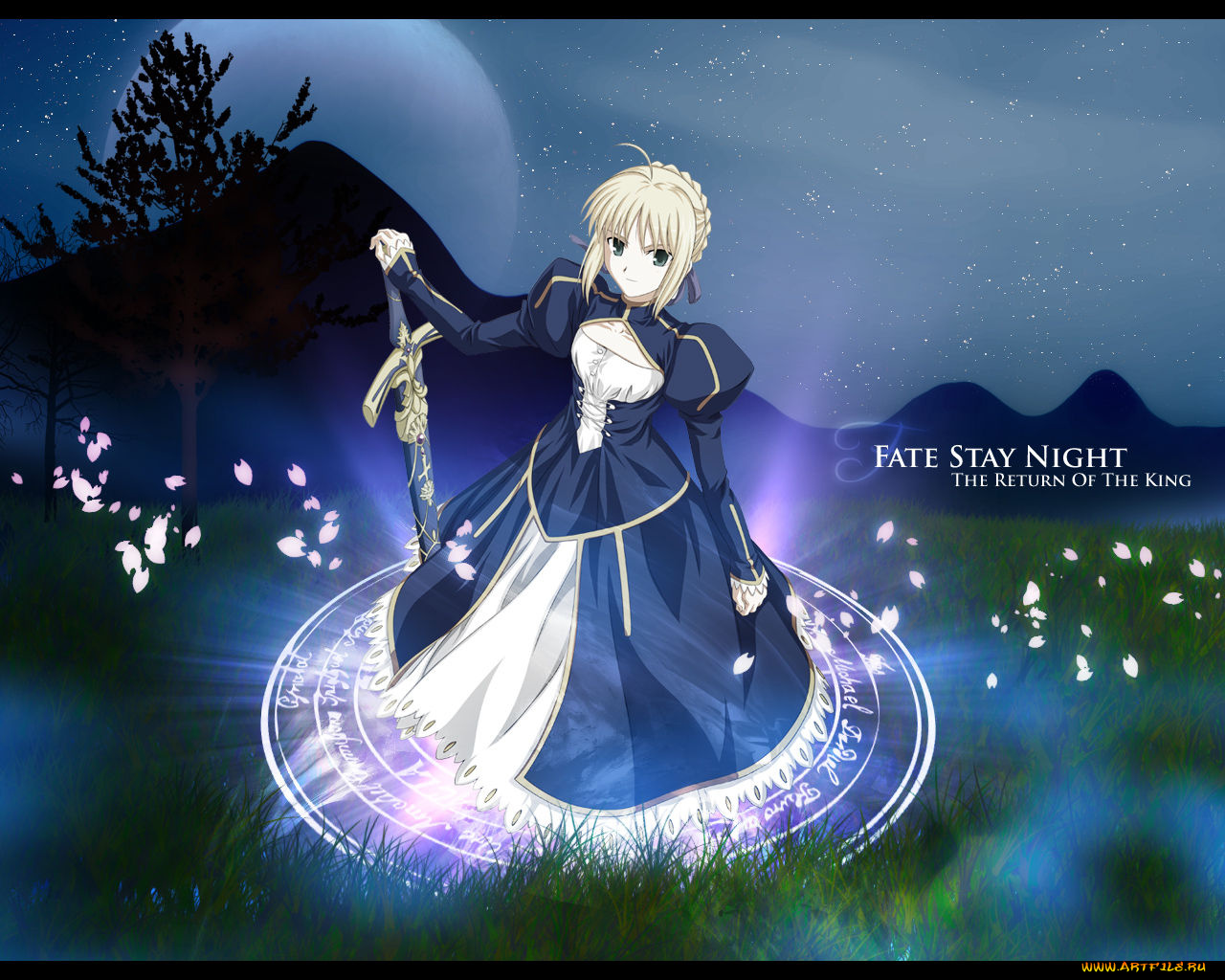 аниме, fate, stay, night