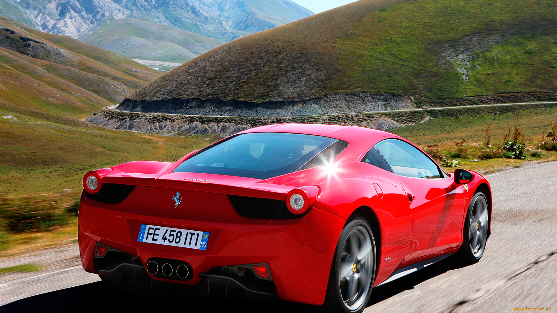 автомобили, ferrari, 458, italia