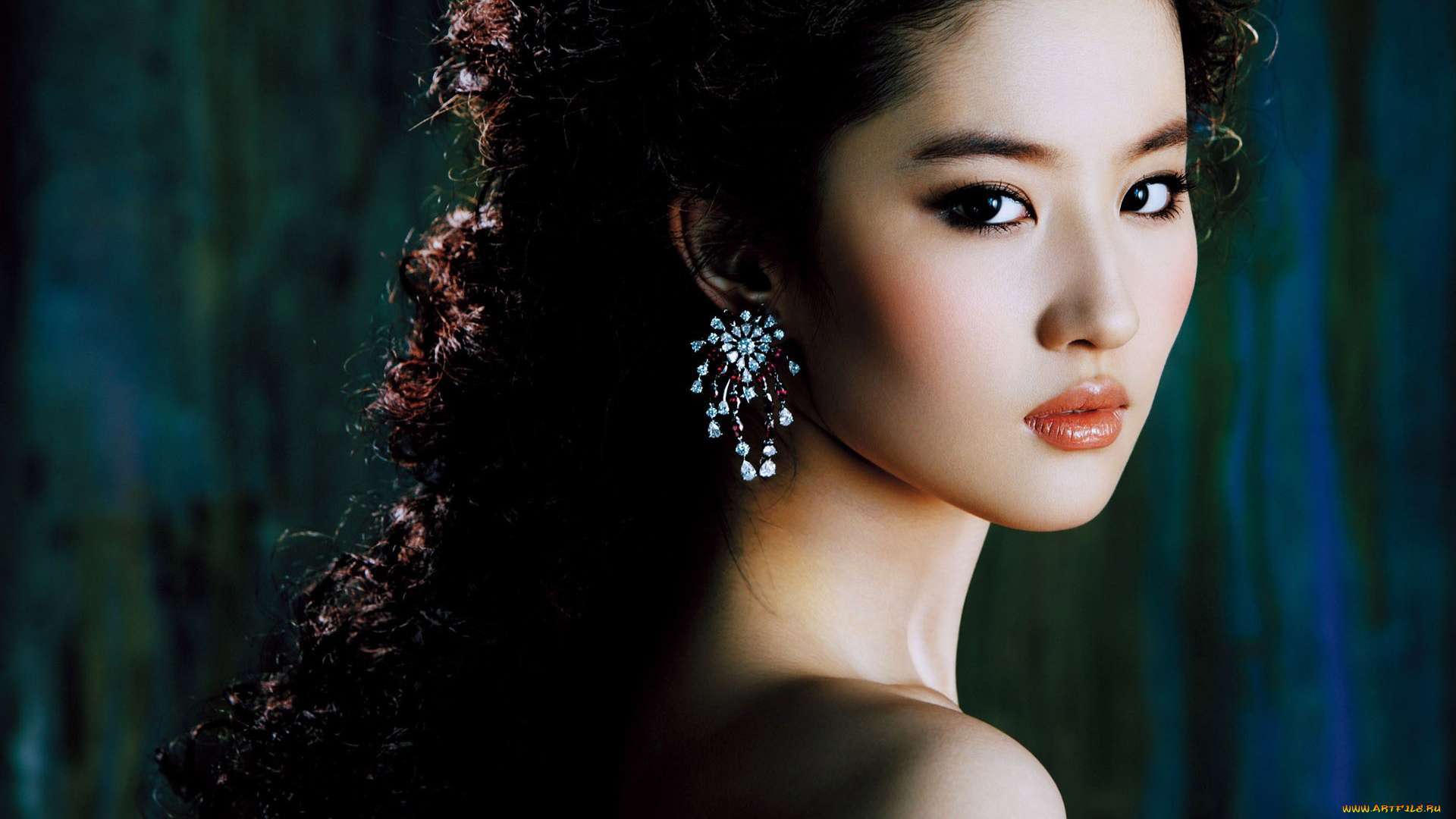 Zhang, Ziyi, девушки, , , макияж, серьги