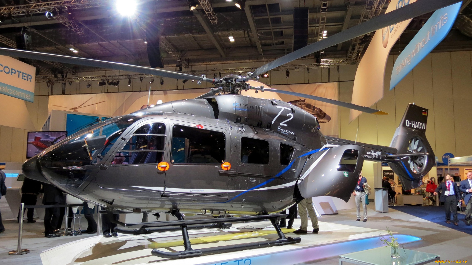 eurocopter, ec145t2, авиация, вертолёты, экспонат, еврокоптер, вертолет, выставка, авиатехника