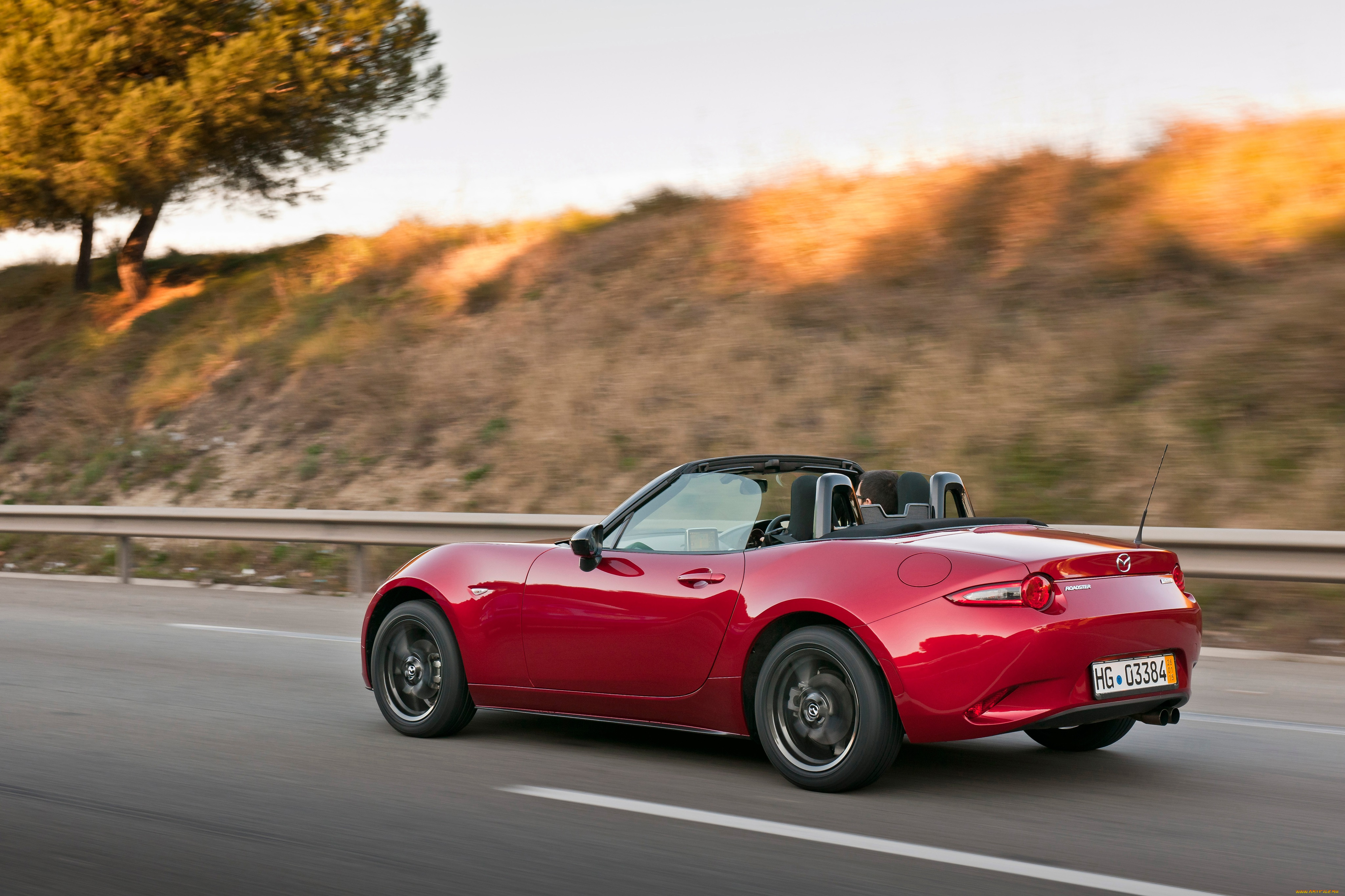 автомобили, mazda, красный, 2014г, nd, roadster