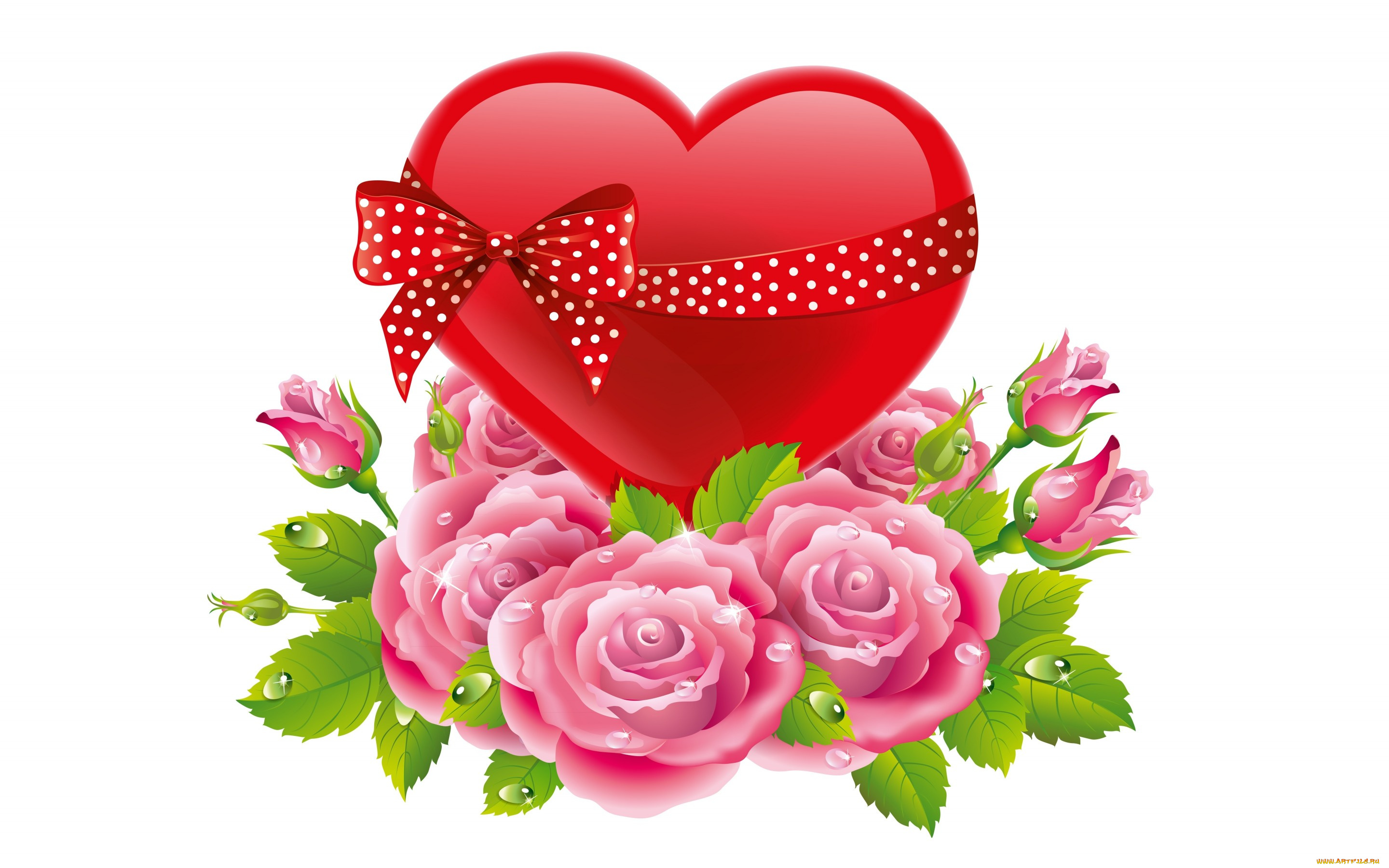 праздничные, день, святого, валентина, , сердечки, , любовь, праздник, сердце, цветы, подарок, роза, день, святого, валентина, арт, бант
