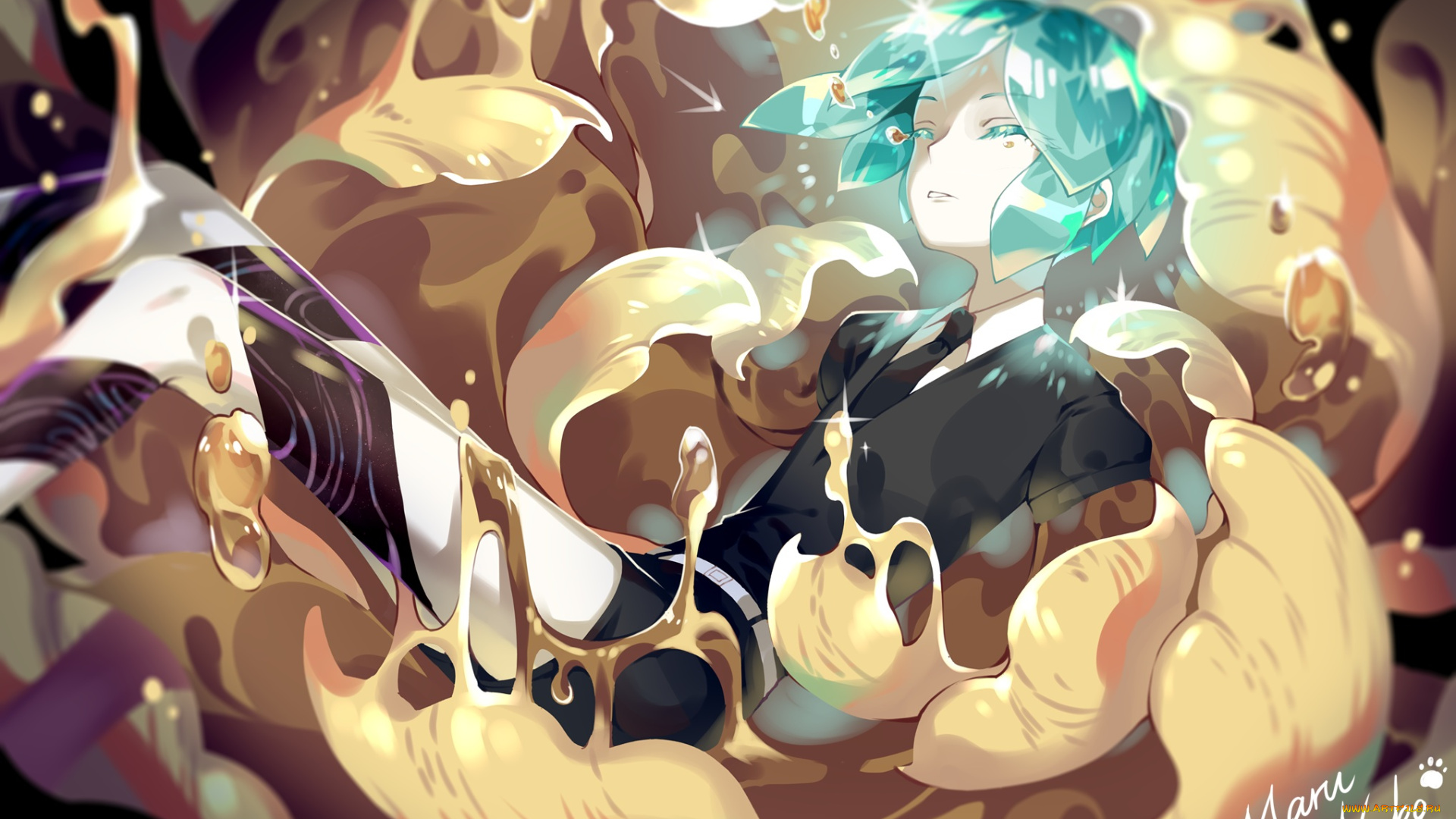 аниме, houseki, no, kuni, phosphophyllite, houseki, no, kuni