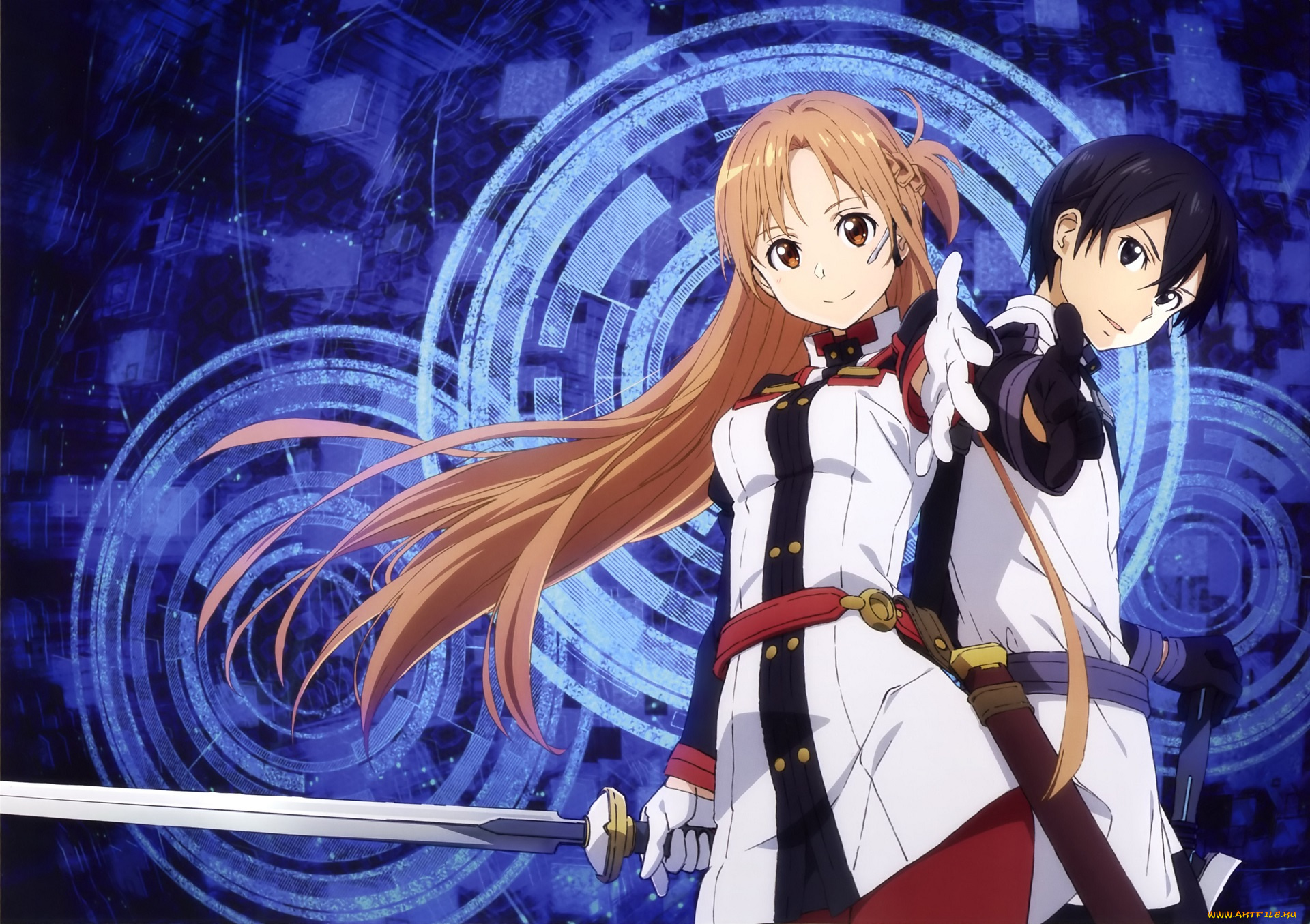 аниме, sword, art, online, sword, art, online