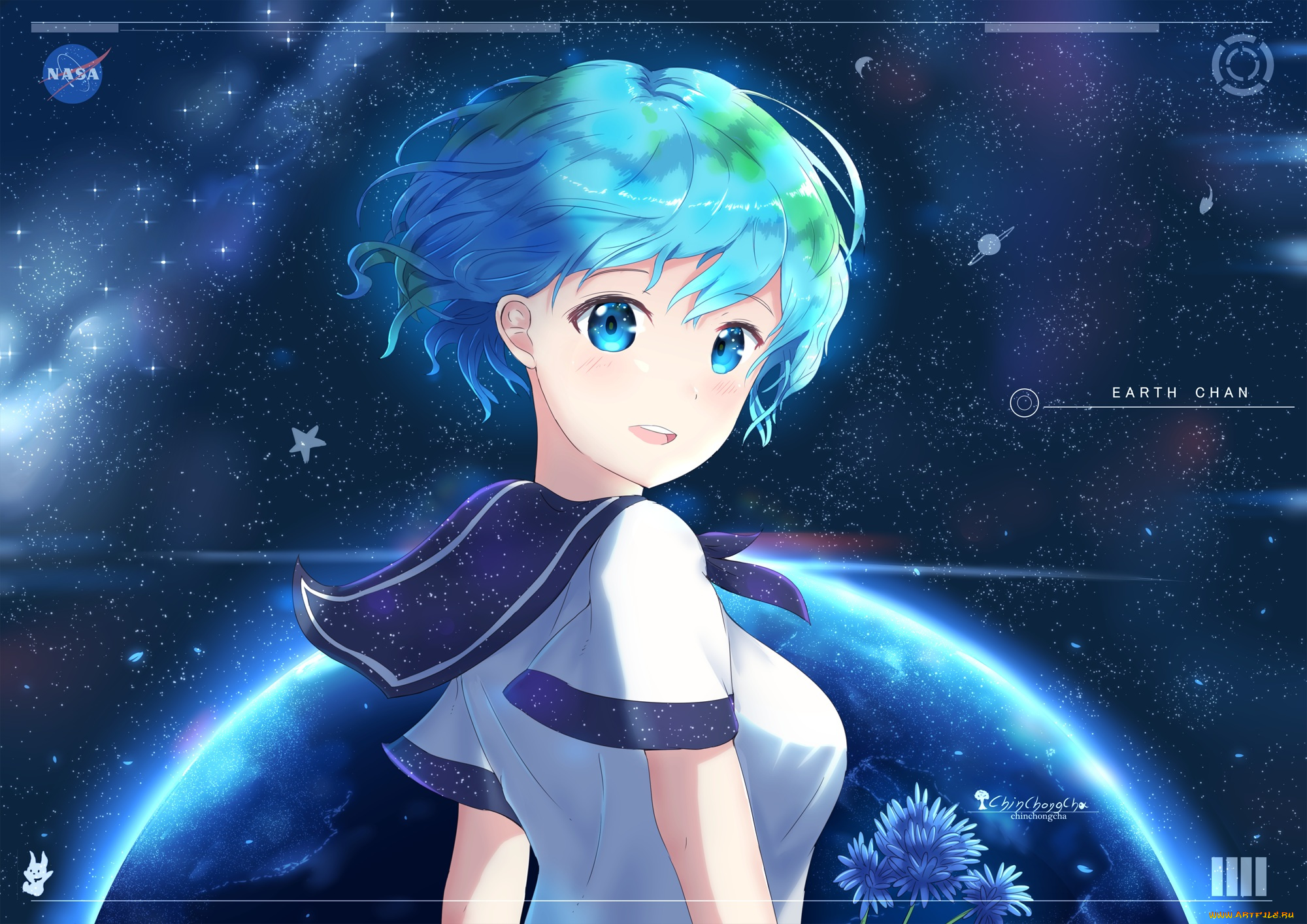 аниме, unknown, , другое, , earth-chan