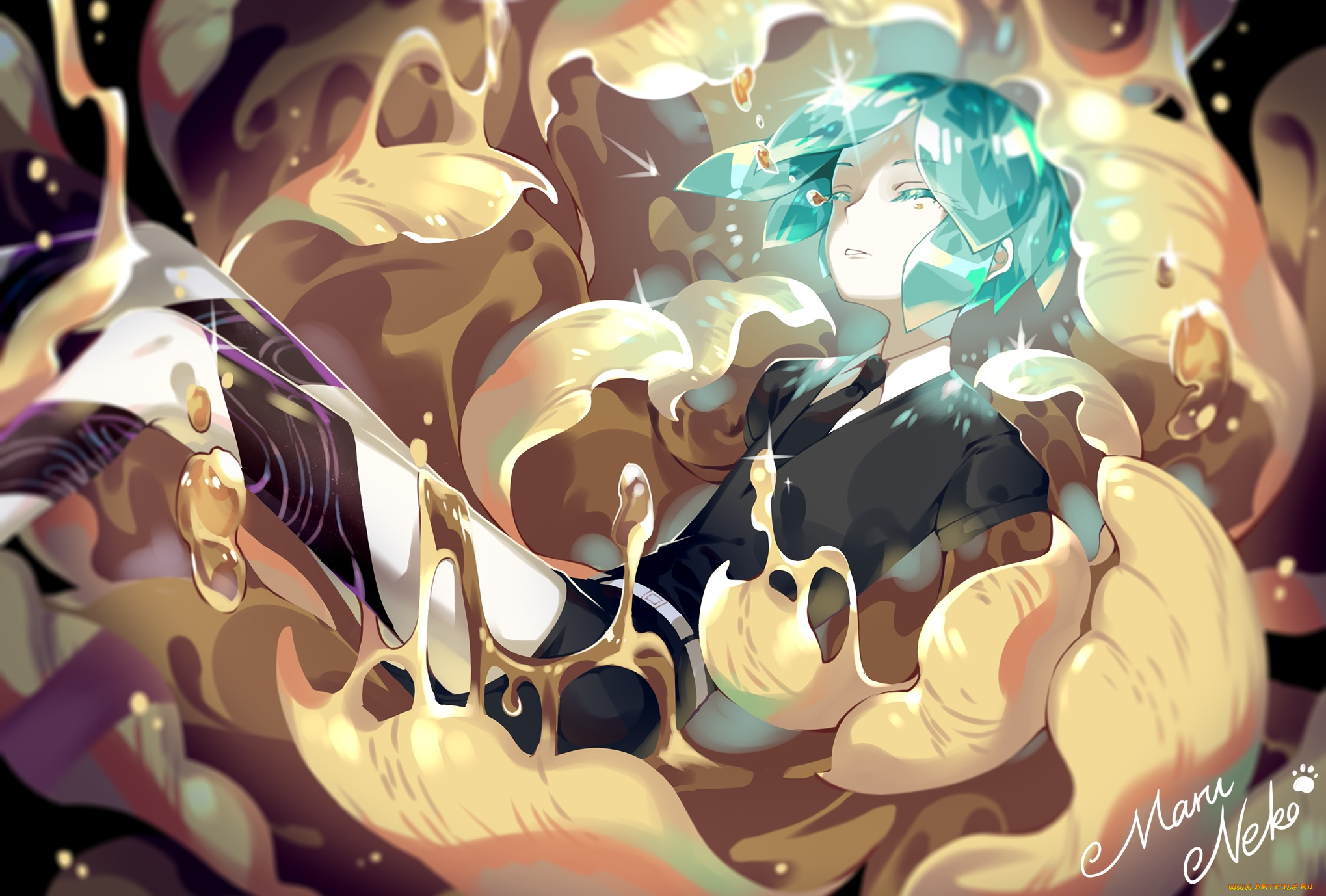 аниме, houseki, no, kuni, phosphophyllite, houseki, no, kuni