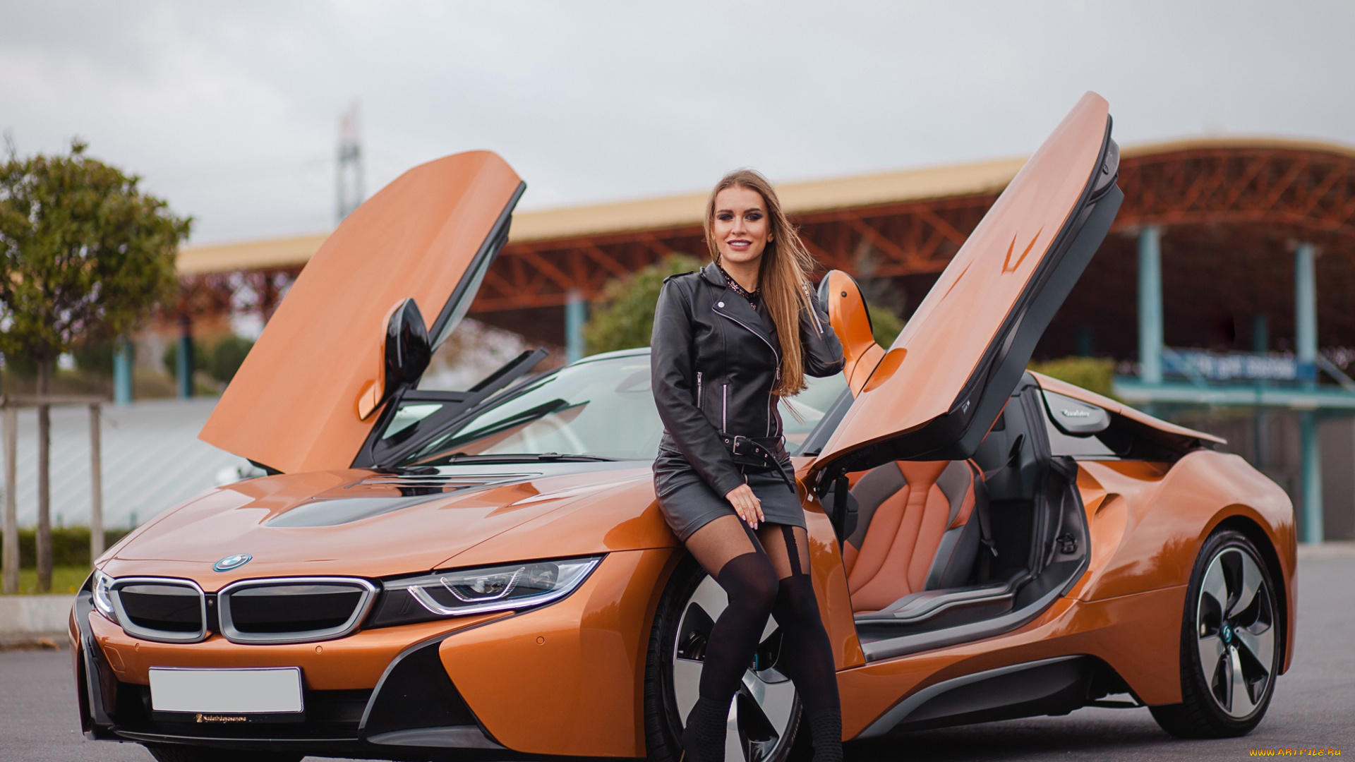 автомобили, -авто, с, девушками, bmw, i8