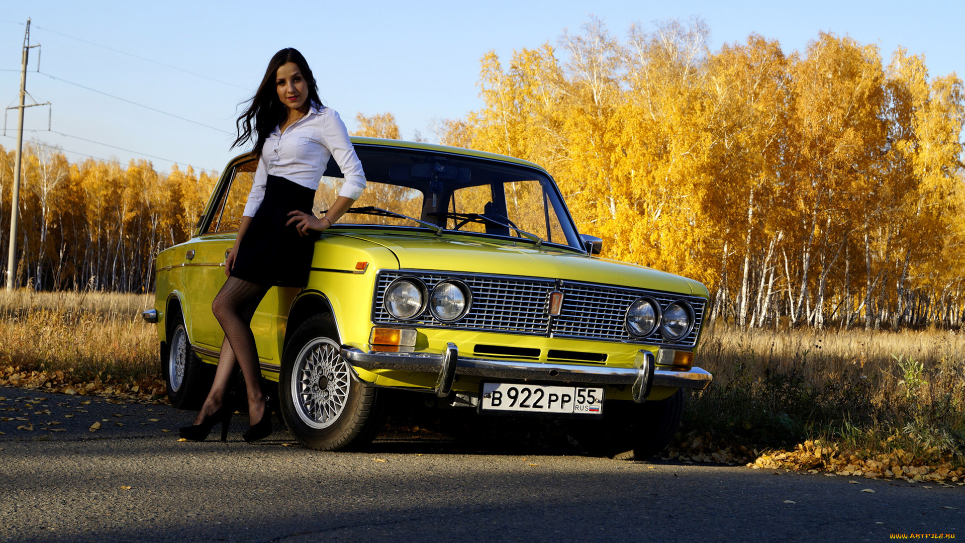 автомобили, -авто, с, девушками, lada, 2103