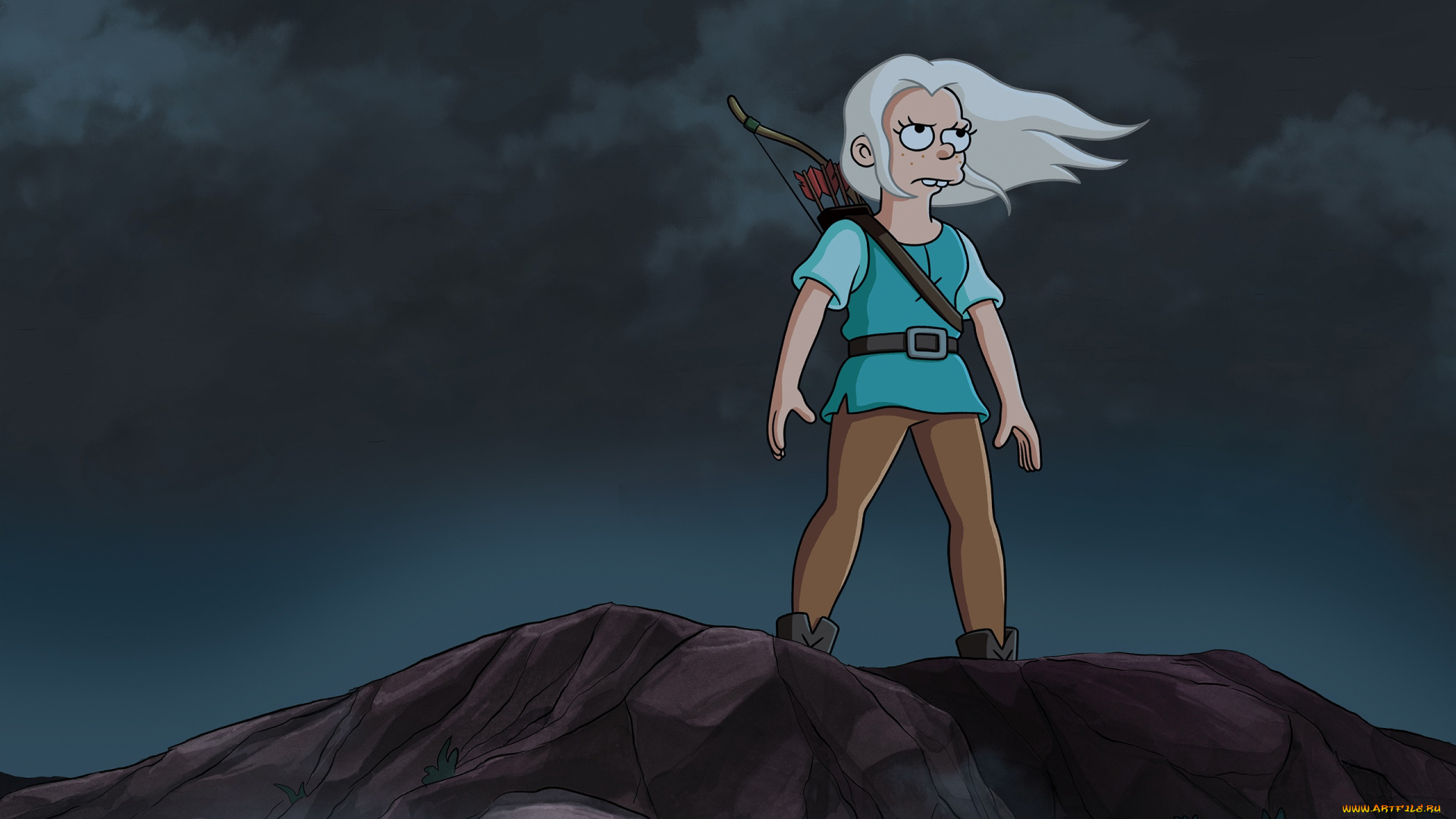 мультфильмы, disenchantment, luci, elfo, разочарование, bean