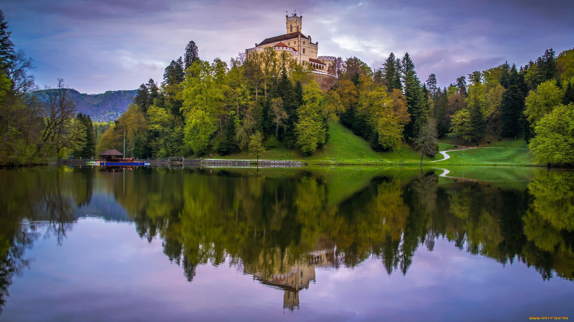 trakoscan, castle, croatia, города, -, дворцы, , замки, , крепости, trakoscan, castle