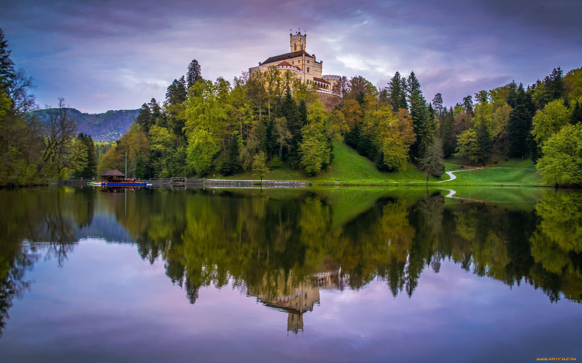 trakoscan, castle, croatia, города, -, дворцы, , замки, , крепости, trakoscan, castle