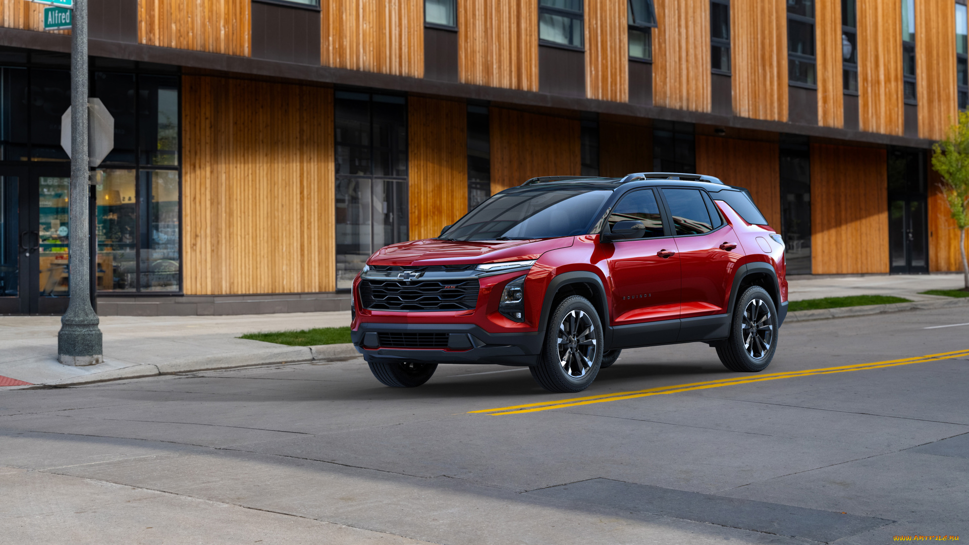 2025, chevrolet, equinox, rs, автомобили, chevrolet, шeврoлe, 2025, equinox, rs, улица, красный