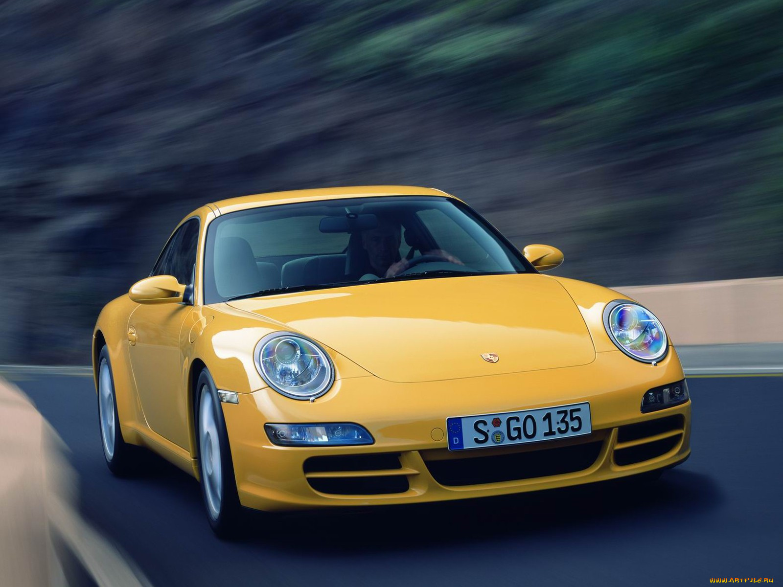 porsche, type, 997, 911, carrera, 2005, автомобили