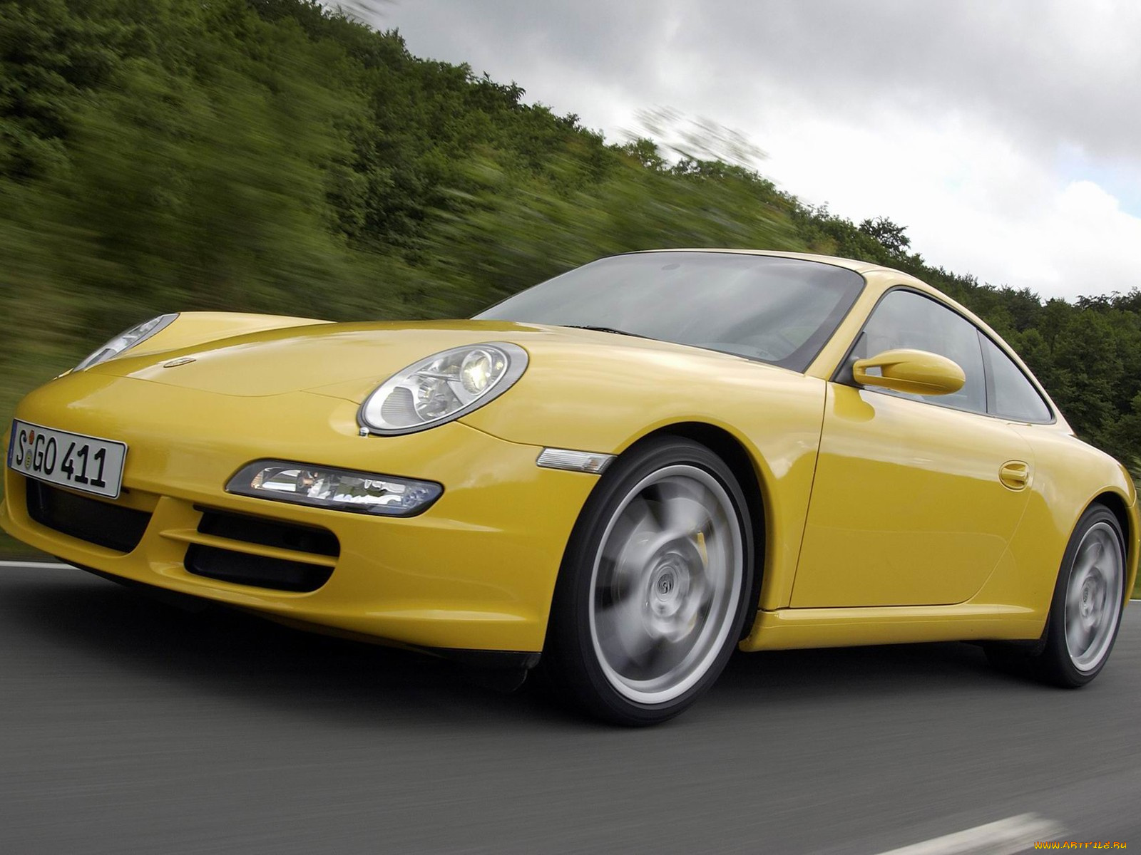 porsche, type, 997, 911, carrera, 2005, автомобили