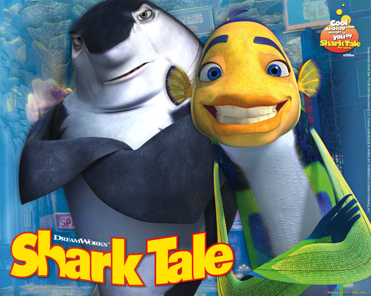 мультфильмы, shark, tale