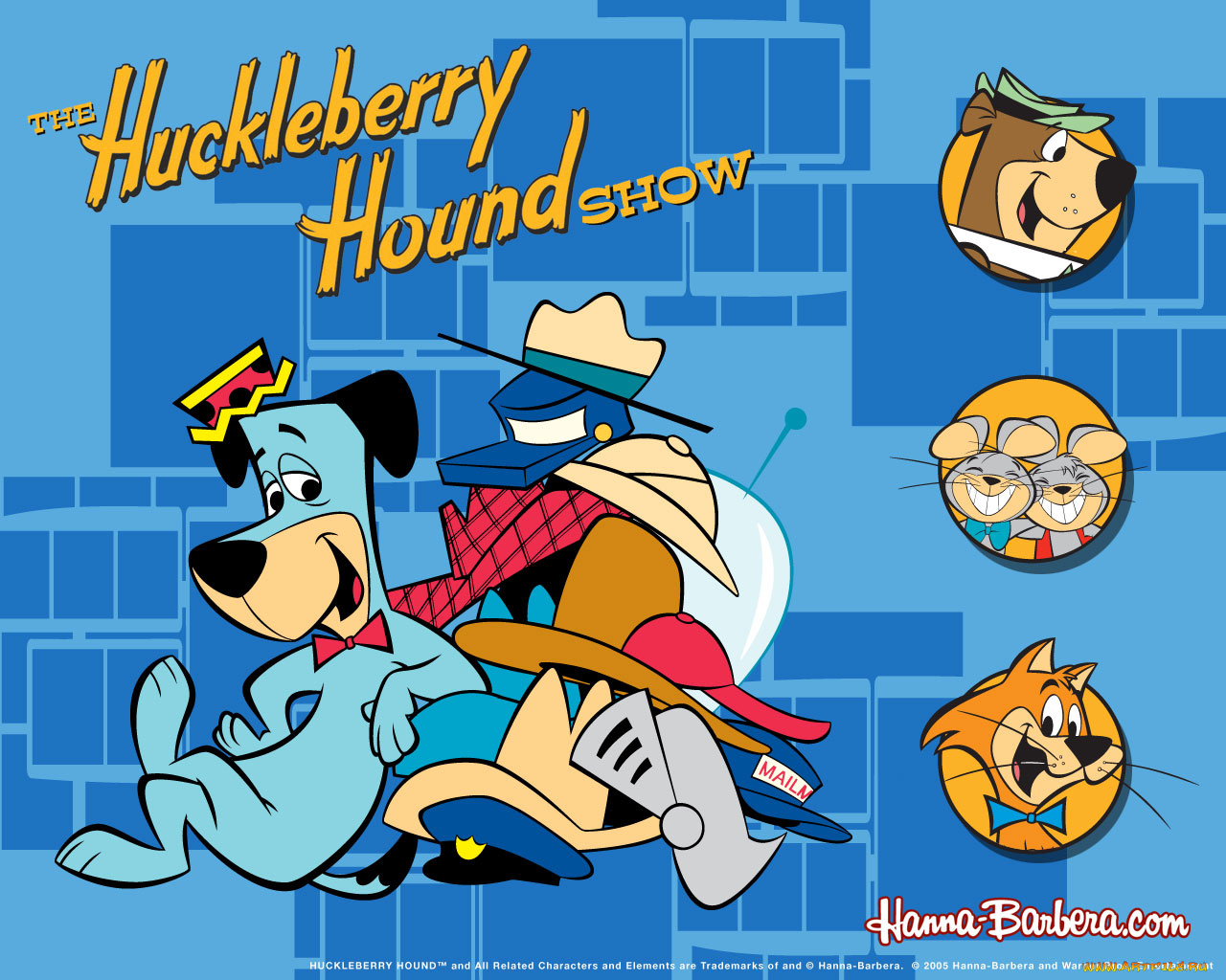 пёс, хакльберри, мультфильмы, the, huckleberry, hound, show