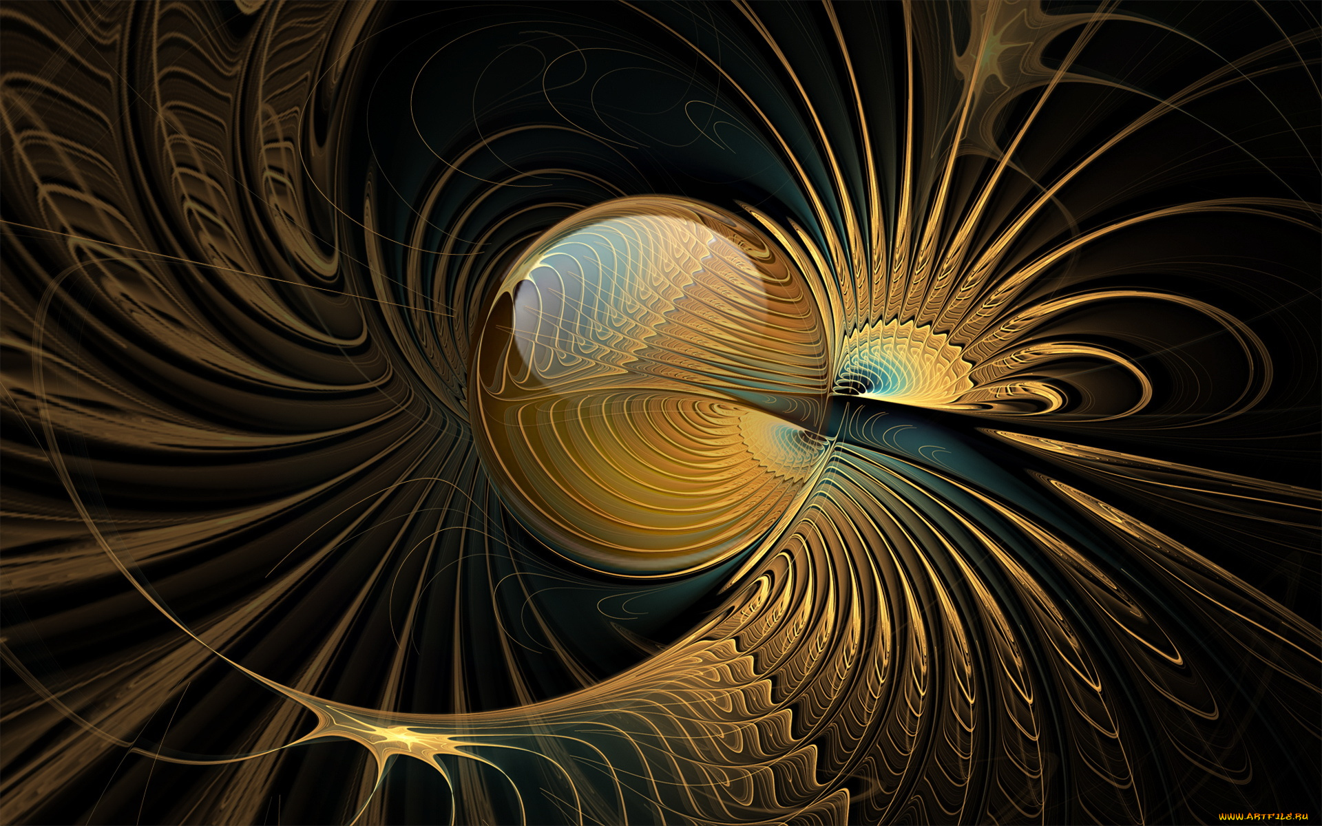 3д, графика, fractal, фракталы