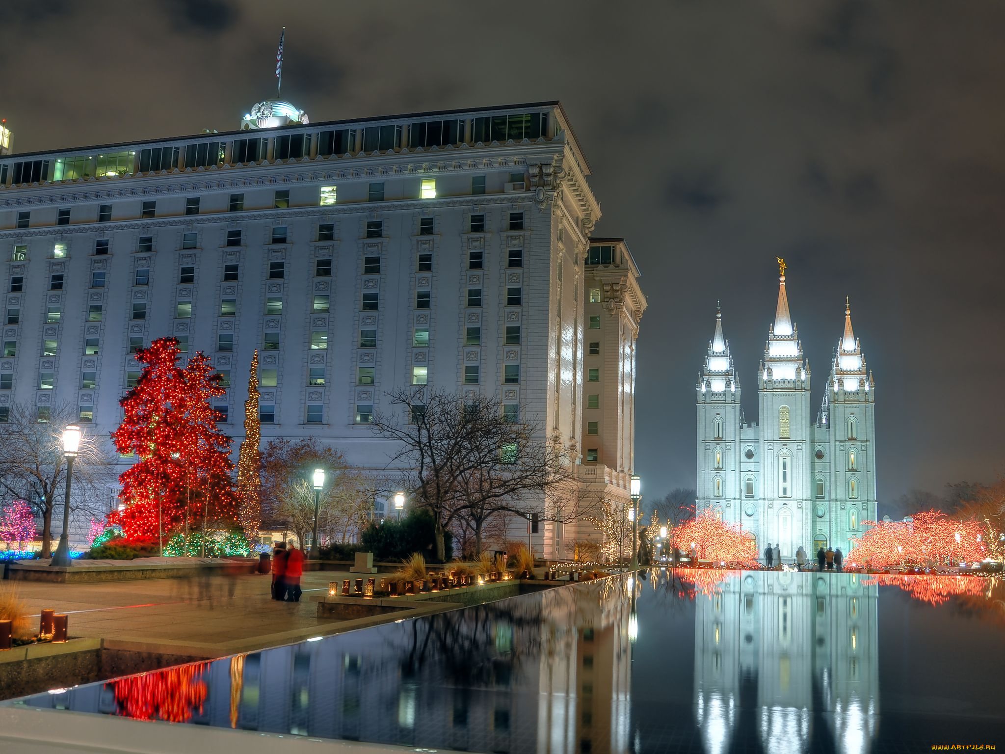 mormon, temple, salt, lake, city, utah, города, здания, дома