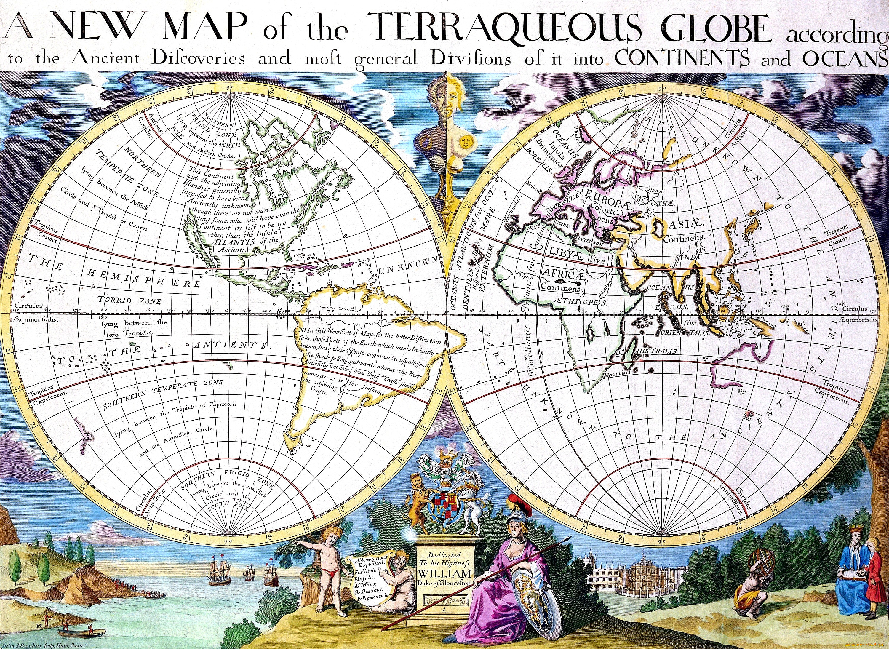 разное, глобусы, карты, старинный, карта, полушария, гравюры
