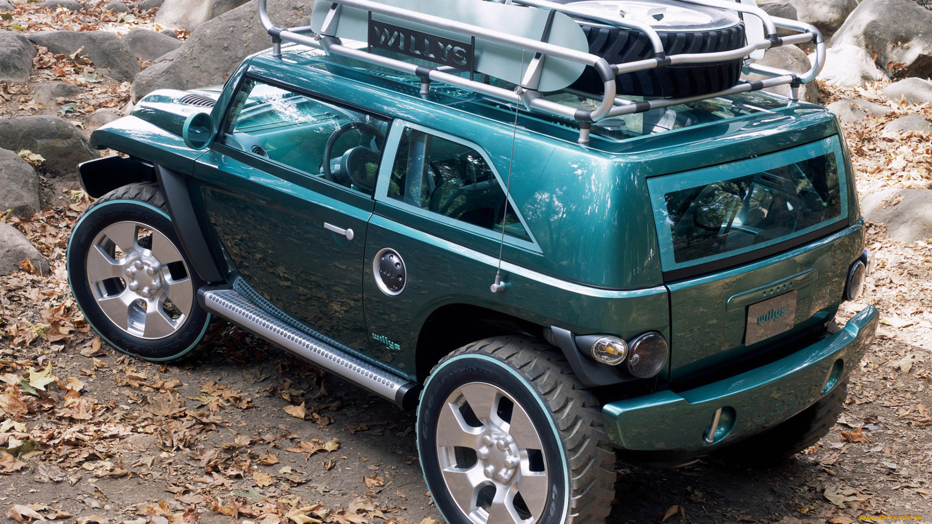 автомобили, jeep, зеленый, 2001, willys, 2, concept